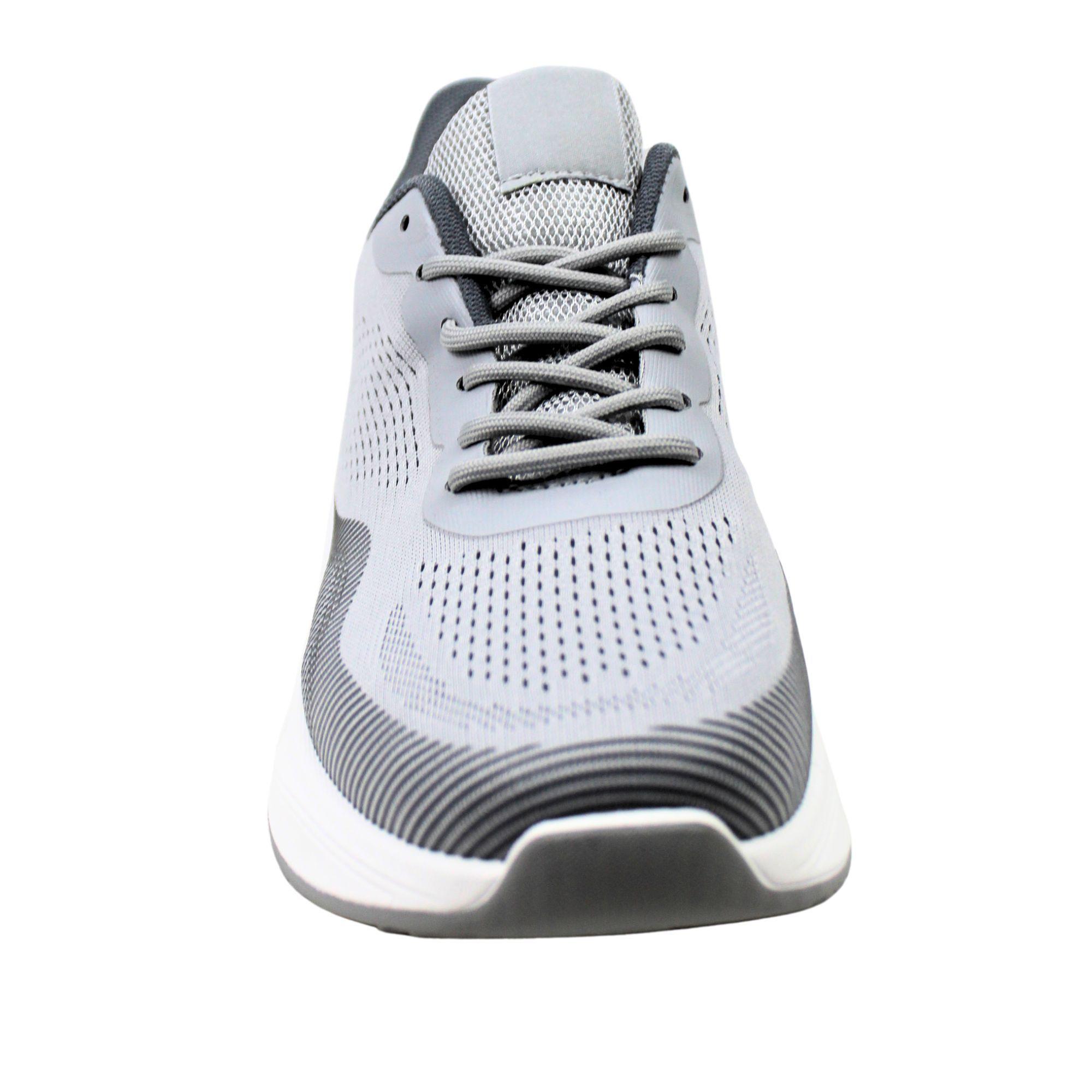 Zapatillas de Hombre con Suela Blanca PG5220 Gris-3