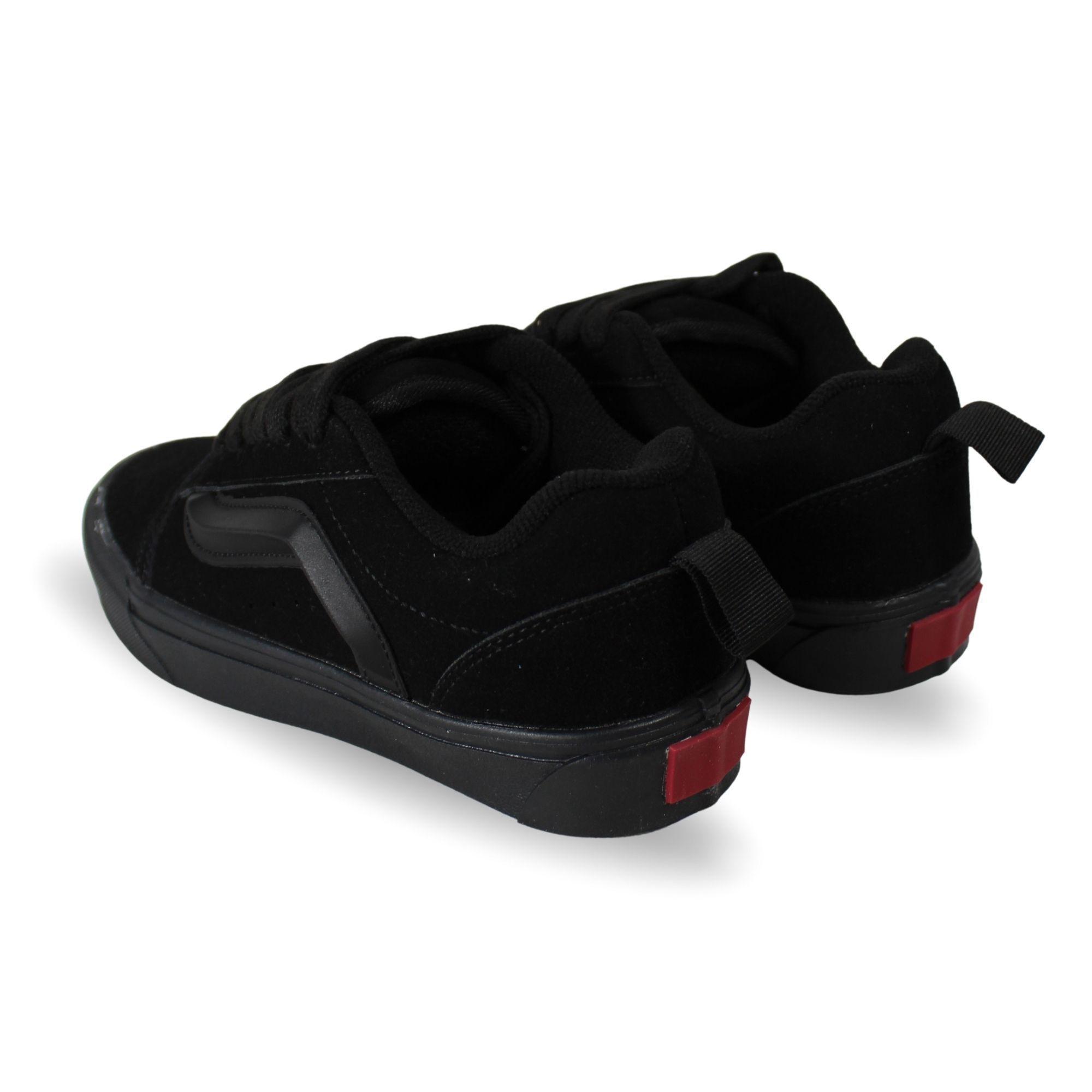 Zapatilla Escolar Lona PG169-14 Negro-4