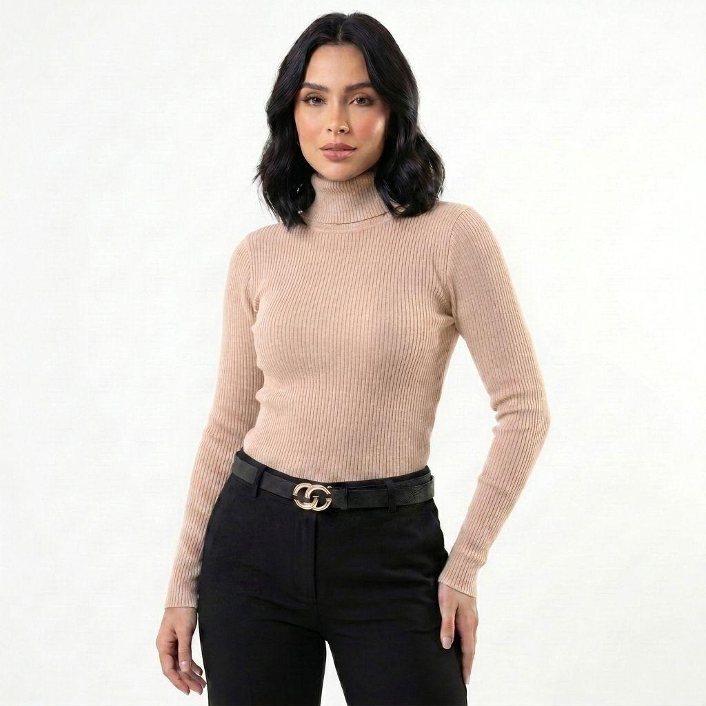 Sweater Beatle Mujer Lanilla Suave Formal-0