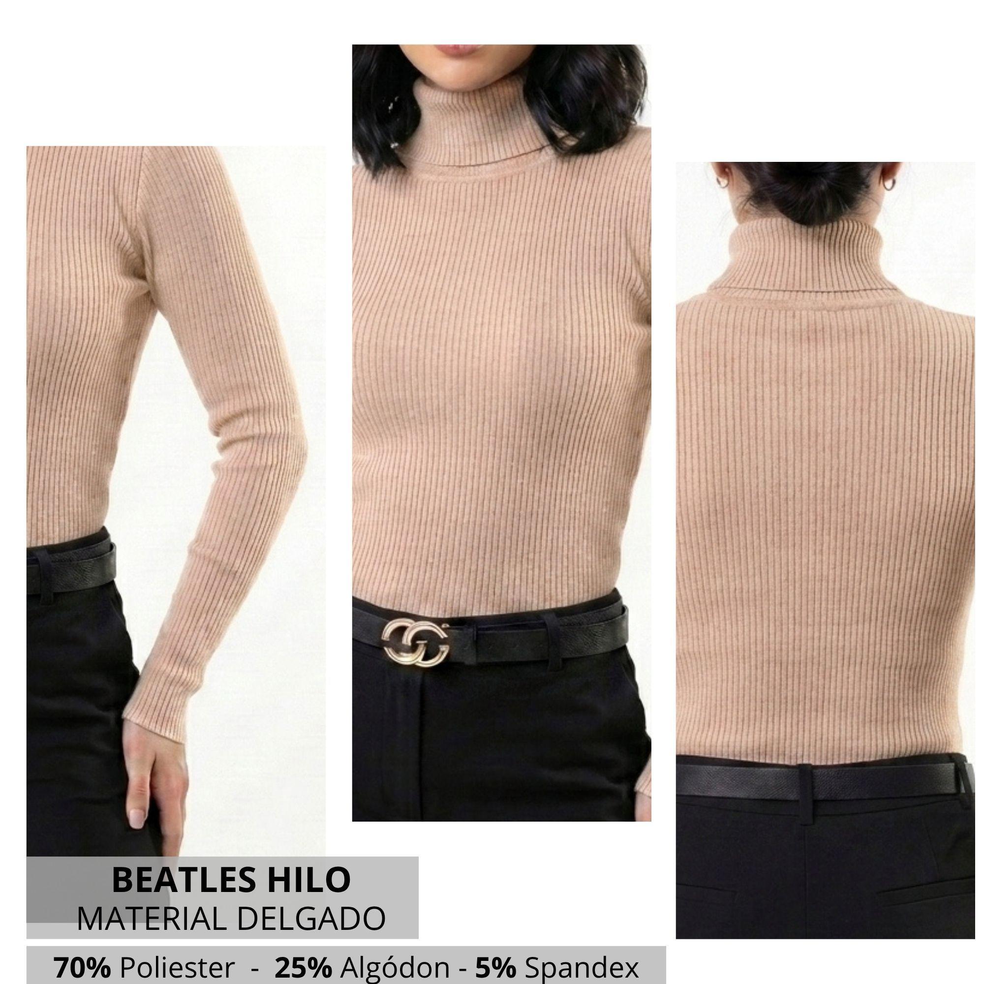 Sweater Beatle Mujer Lanilla Suave Formal-1