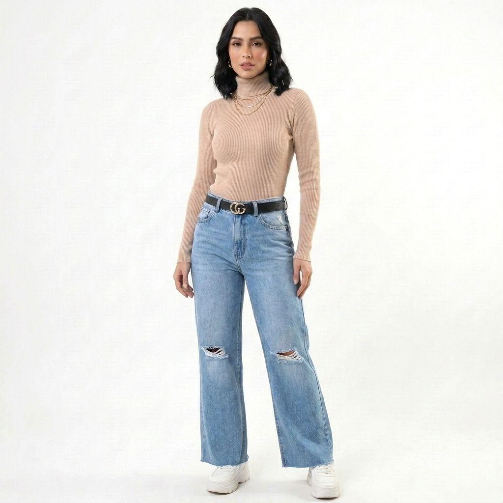 Sweater Beatle Mujer Lanilla Suave Formal-3