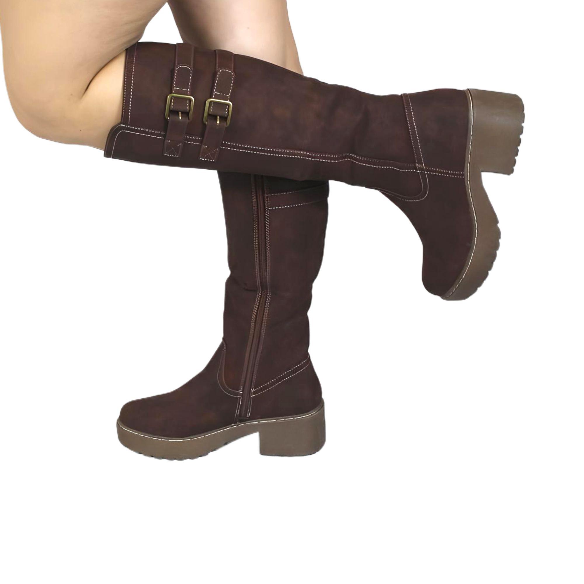 Bota de Mujer 25 Yassne Café Claro-2