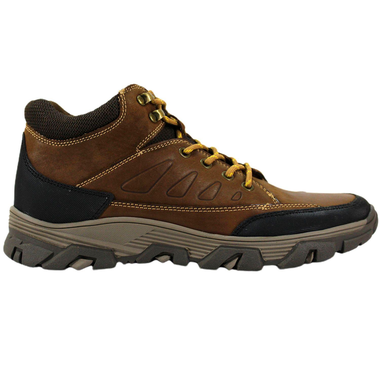 Botin Casual De Cuero Hombre L801 Mb-0