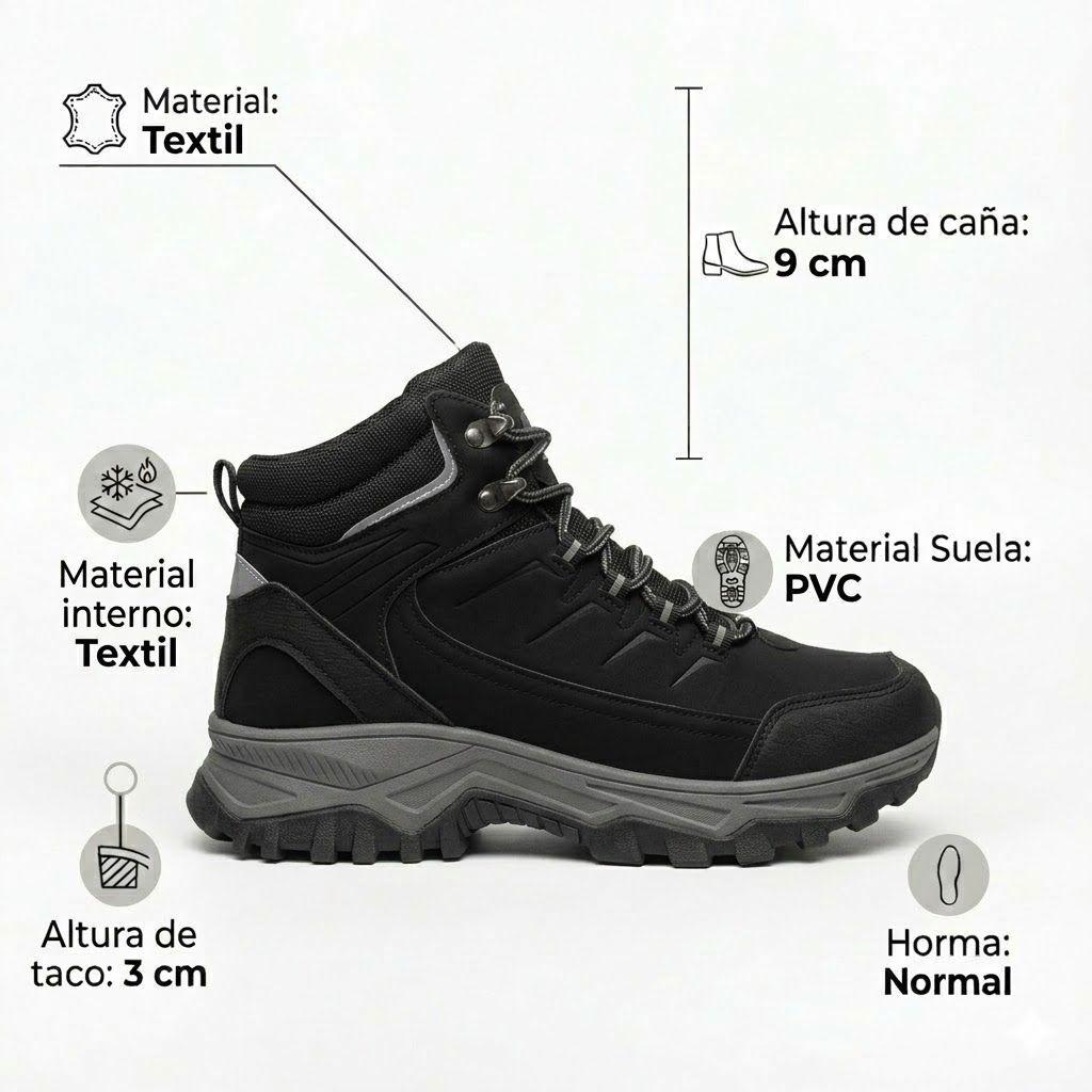 Zapatilla de Hombre Trekking Outdoor 9-J2603-7