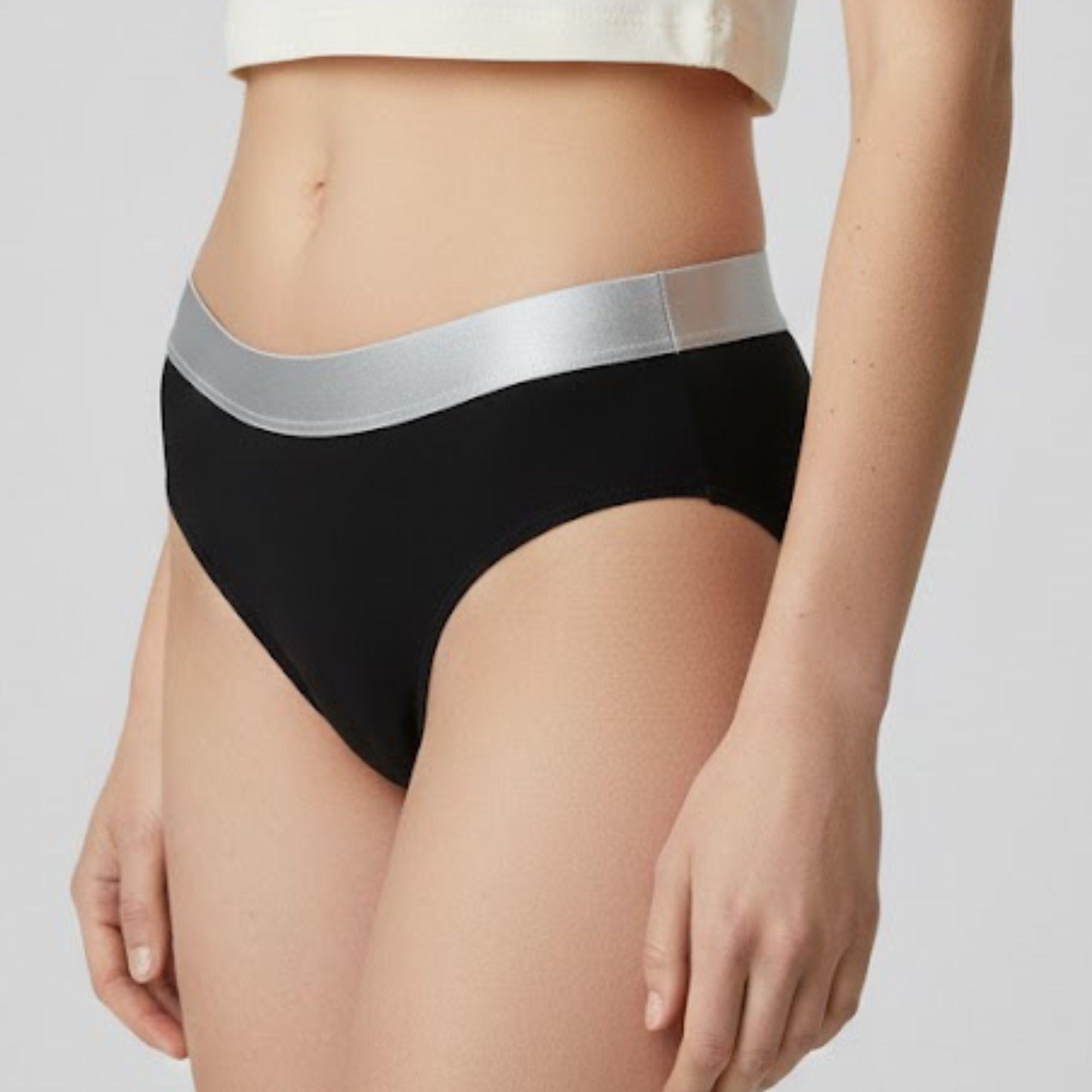 Set De 4 Calzones Tipo Bikini Pretina Ancha 8953-2