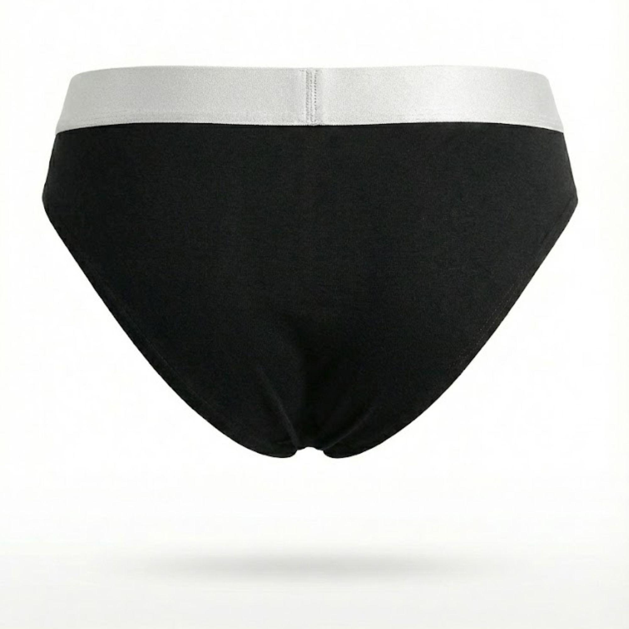 Set De 4 Calzones Tipo Bikini Pretina Ancha 8953-9