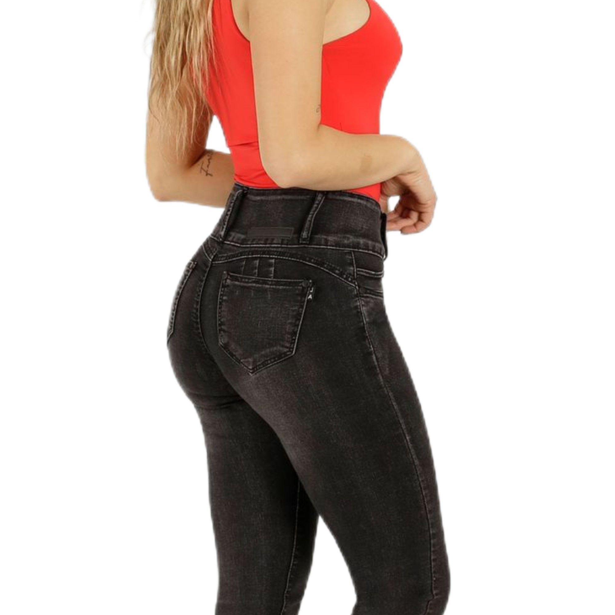 Jeans Pitillo Tiro alto Mujer 98 Yassne-4