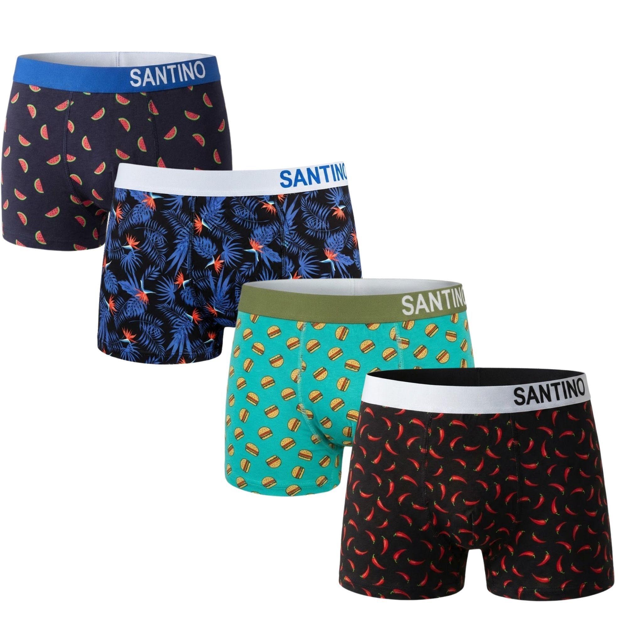 B xer Corto Hombre Pack 4 ST001-7