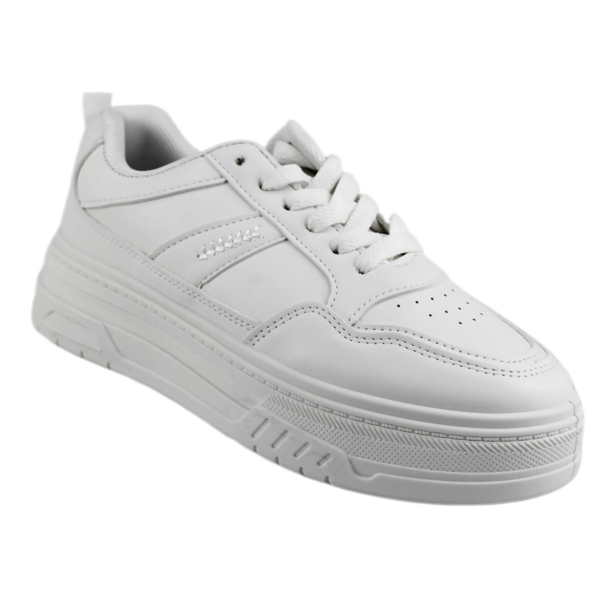 Zapatilla Escolar Unisex 11 Yassne Blanco-2