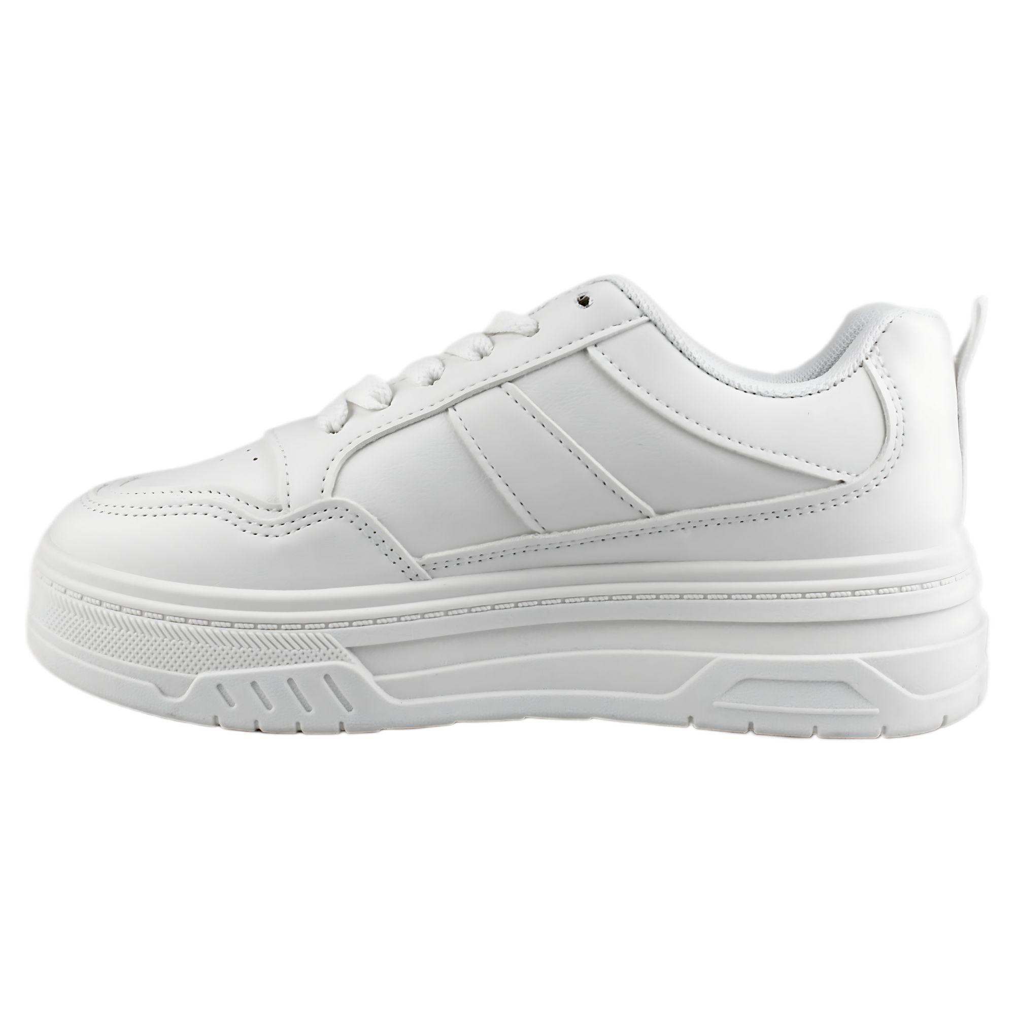 Zapatilla Escolar Unisex 11 Yassne Blanco-3