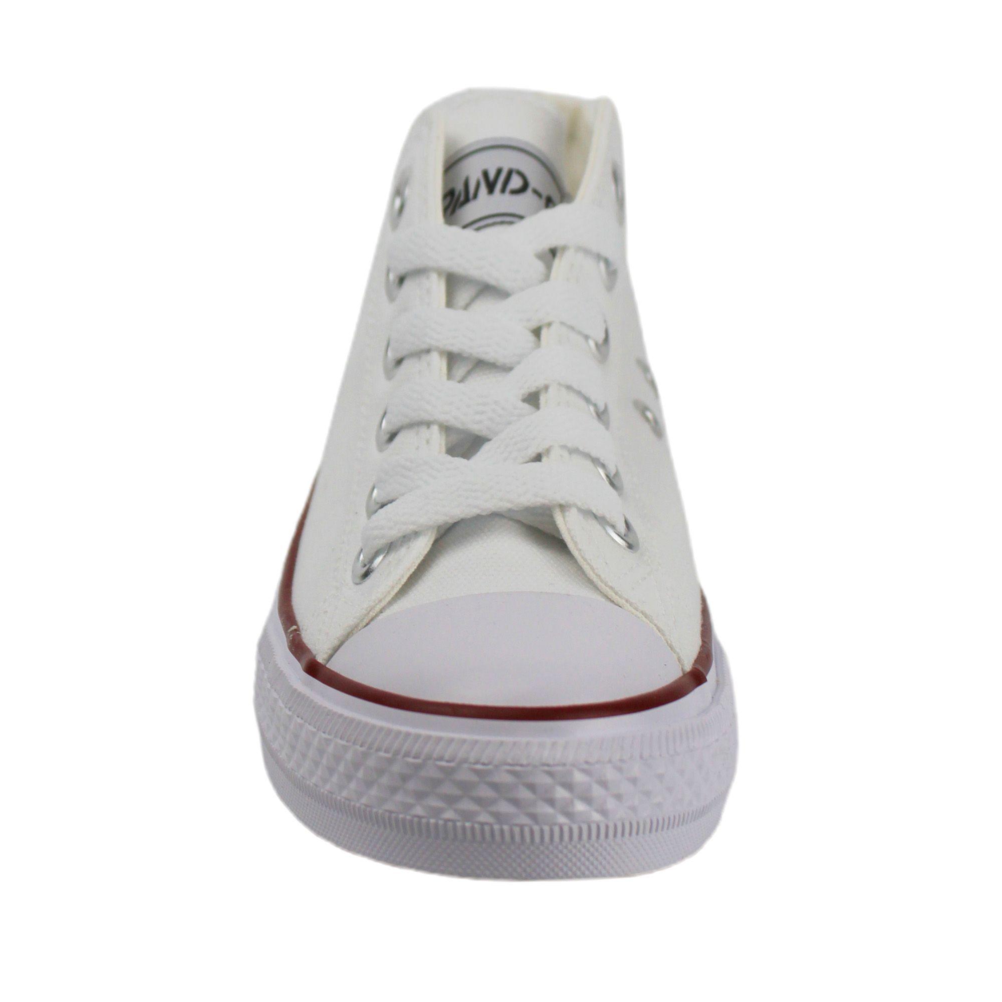 Zapatilla urbana de lona para mujer G1 Yassne Blanco-3