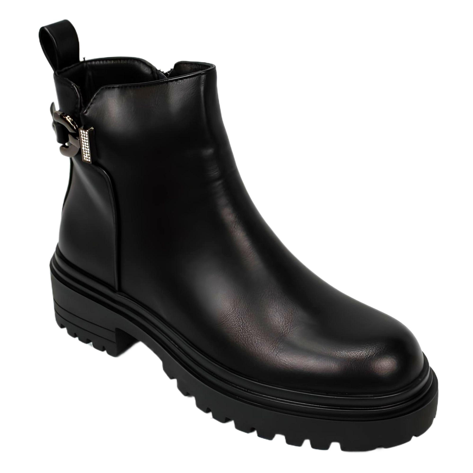 Botin de Mujer 263  Negro Yassne-3