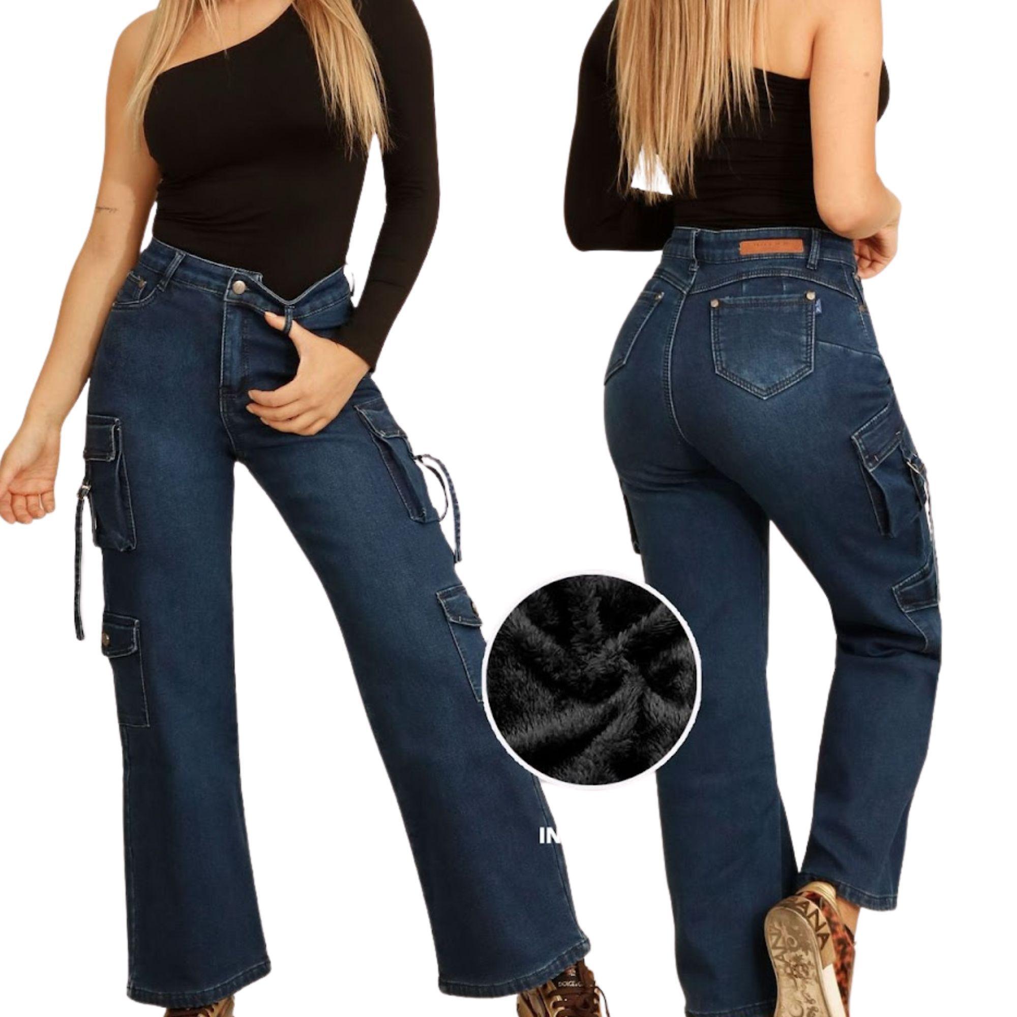 Jeans Cargo Polar Mujer-1