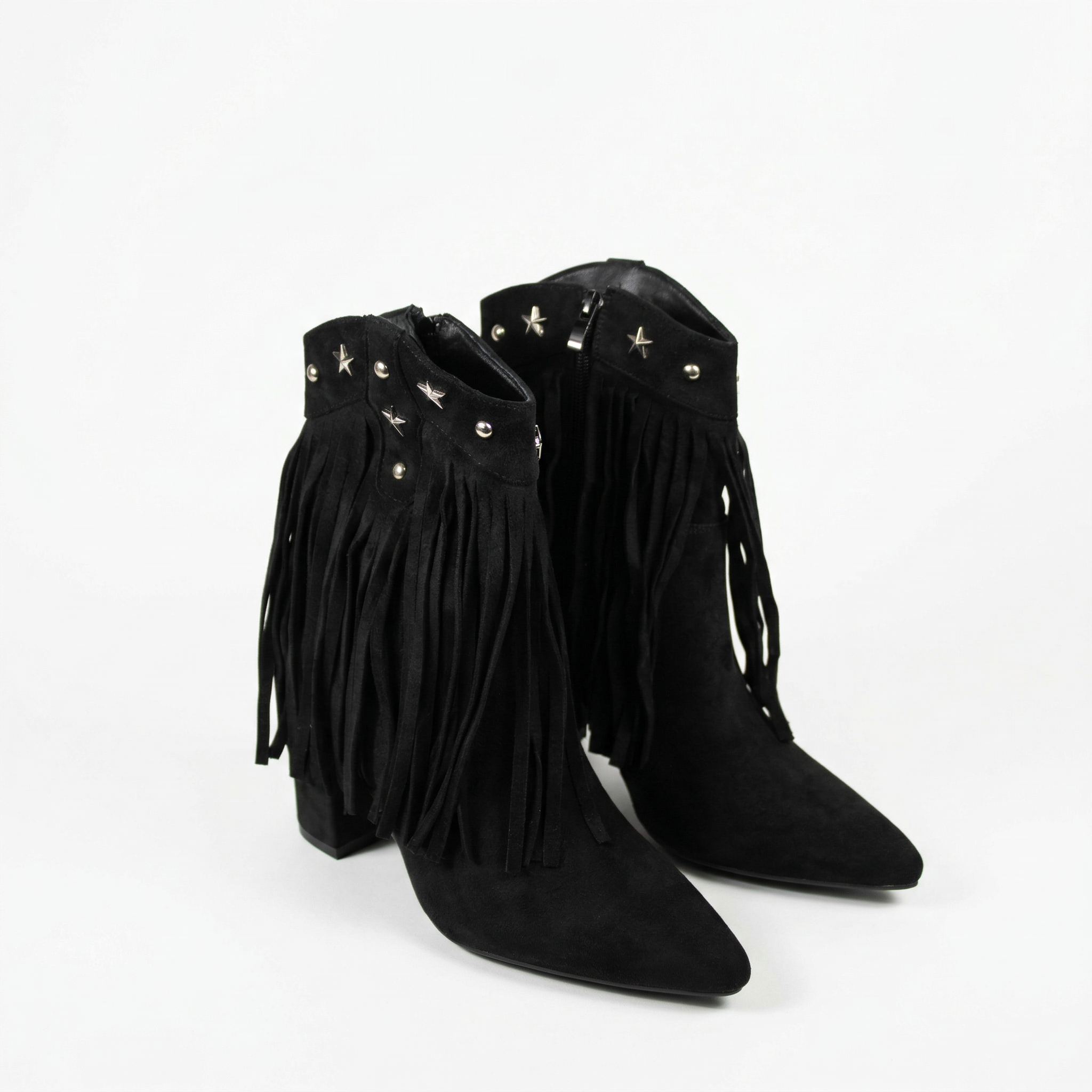 Botín Vaquera con Flecos Gamuza PG5332 Mujer-2