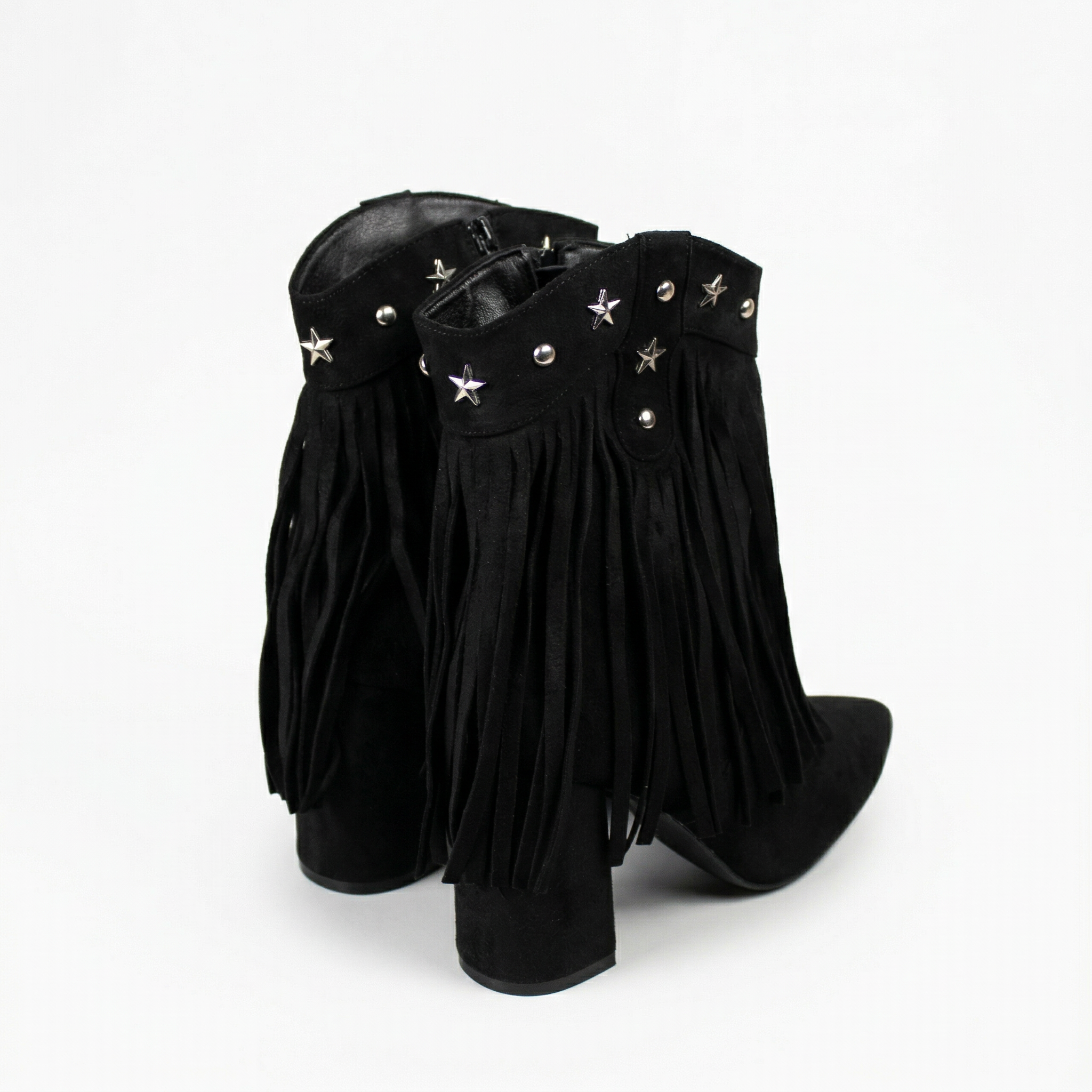 Botín Vaquera con Flecos Gamuza PG5332 Mujer-3