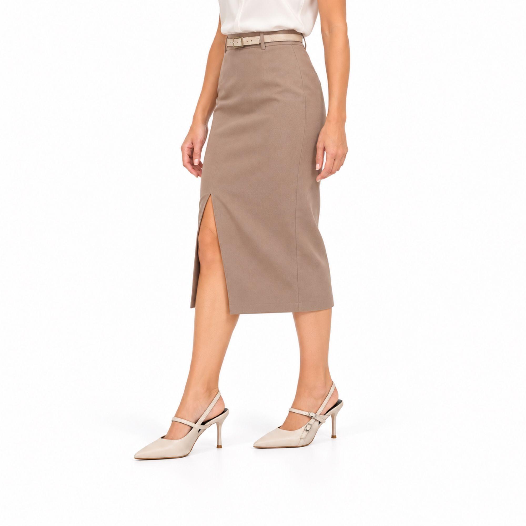 Zapato Mujer Stiletto Tacón Aguja Puntiagudo Ecocuero-5