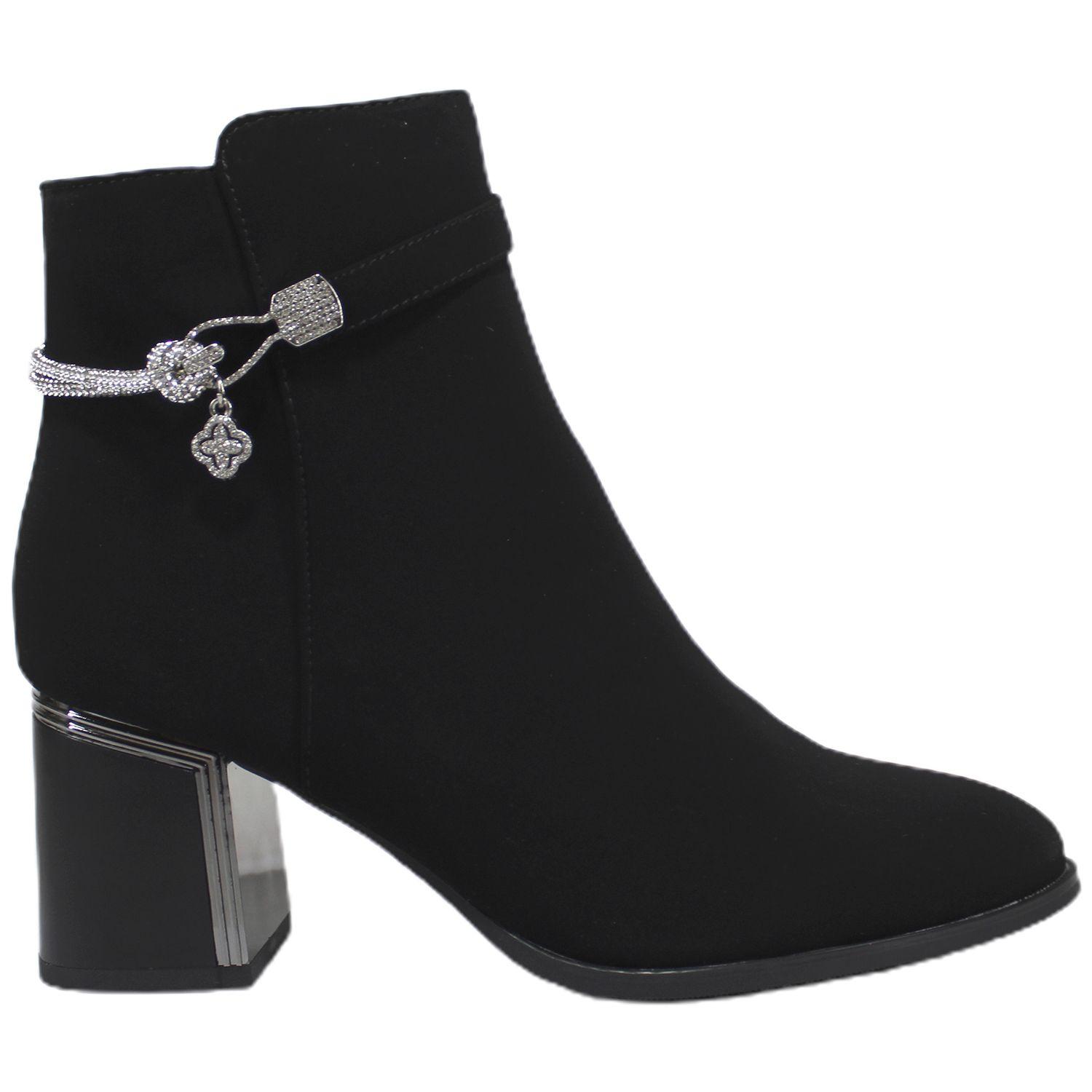 Botin Gamuza de Fiesta para Mujer  10 Yasna-0