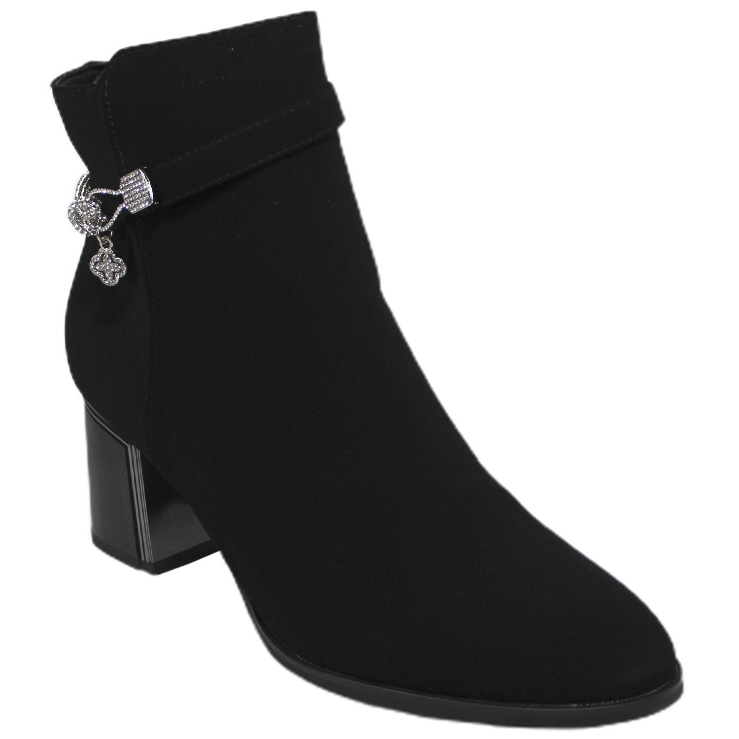 Botin Gamuza de Fiesta para Mujer  10 Yasna-1