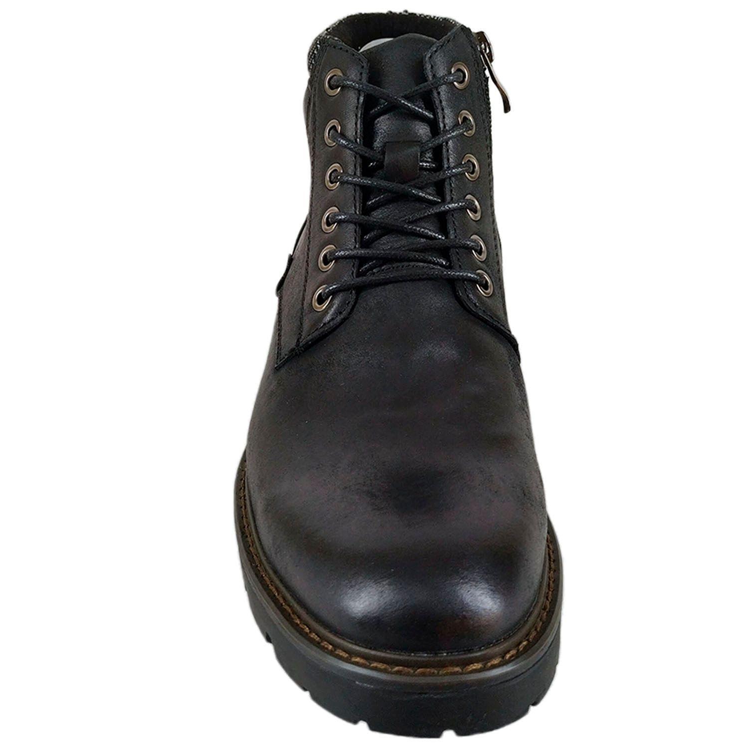 Botin de Cuero para Hombre 44 Negro-2
