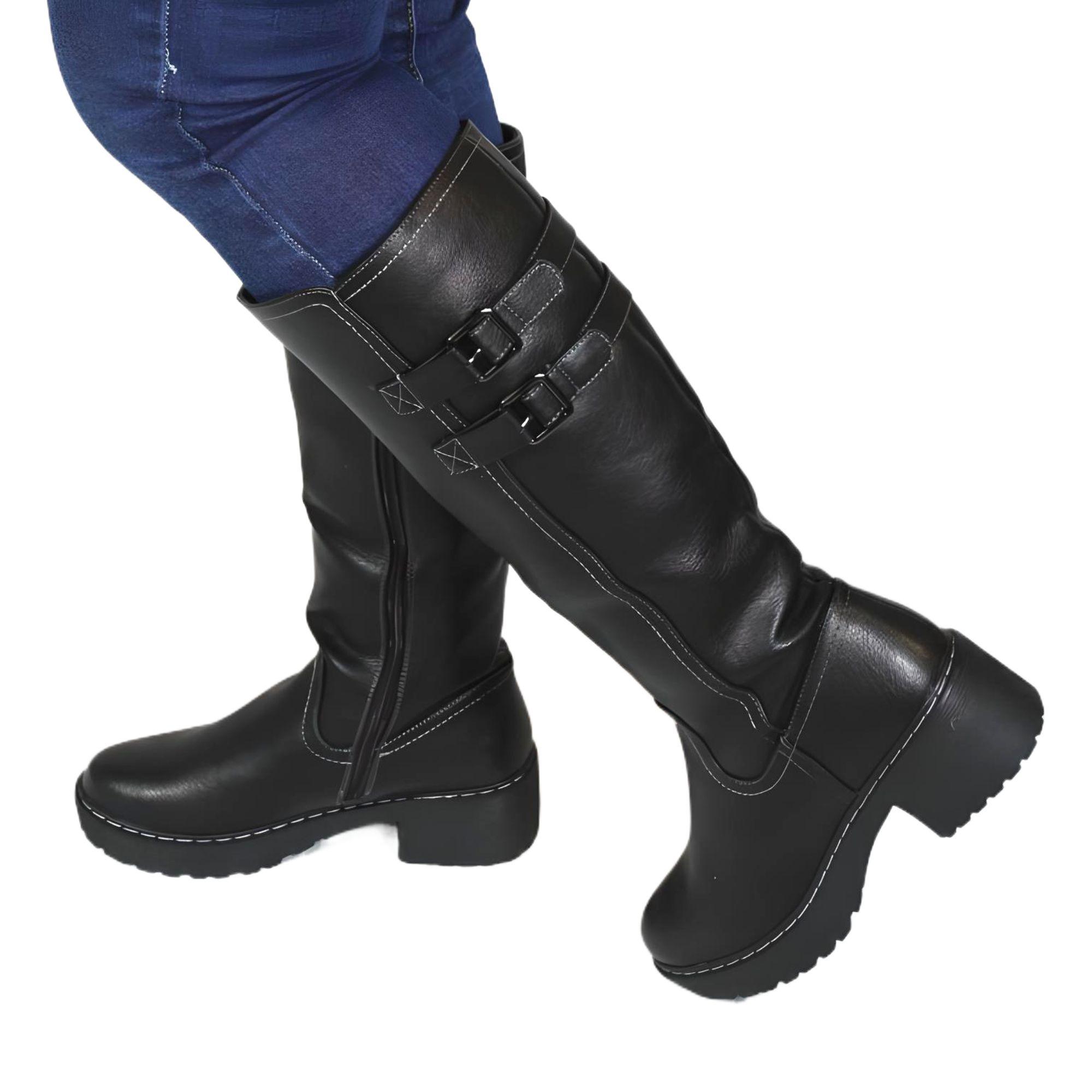 Bota de Mujer 25 Yassne Negro-2