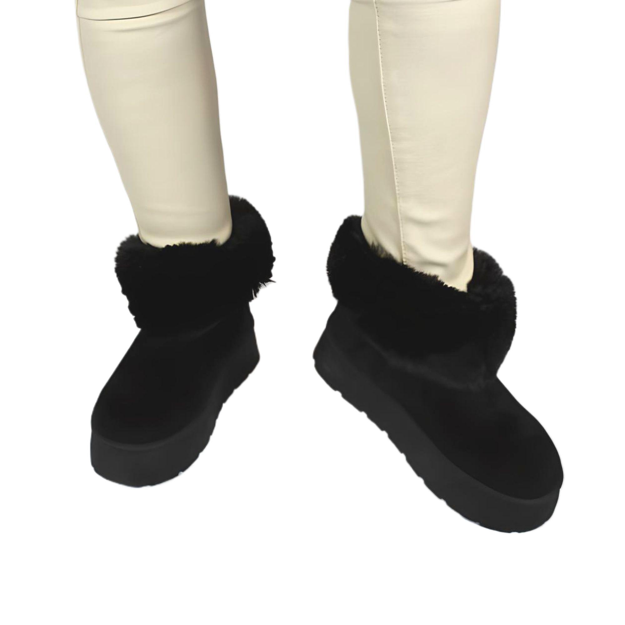 Pantubota Botin de Mujer Invierno 13 Yassne Negro-3