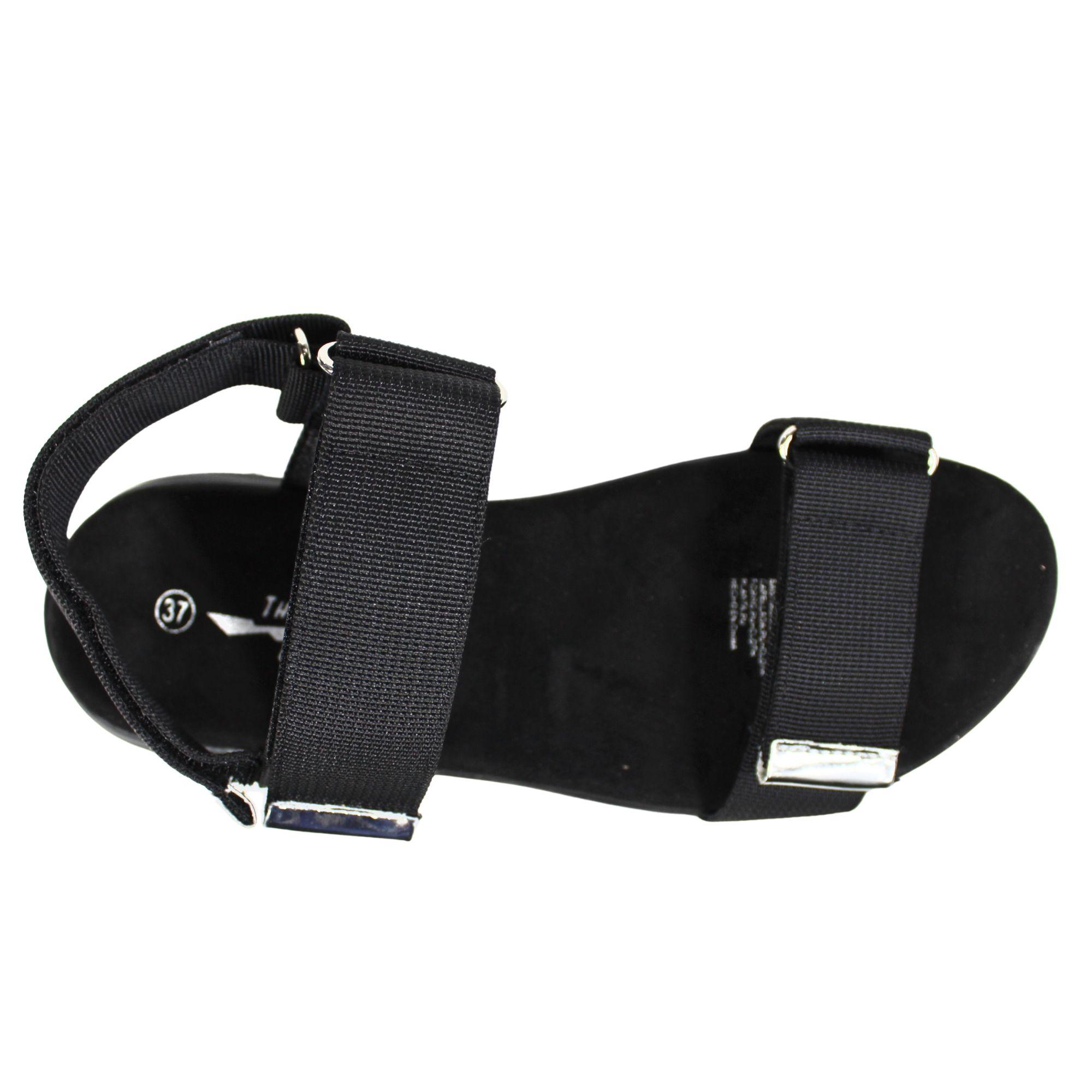 Sandalia deportiva de mujer TGH04 Negro-2