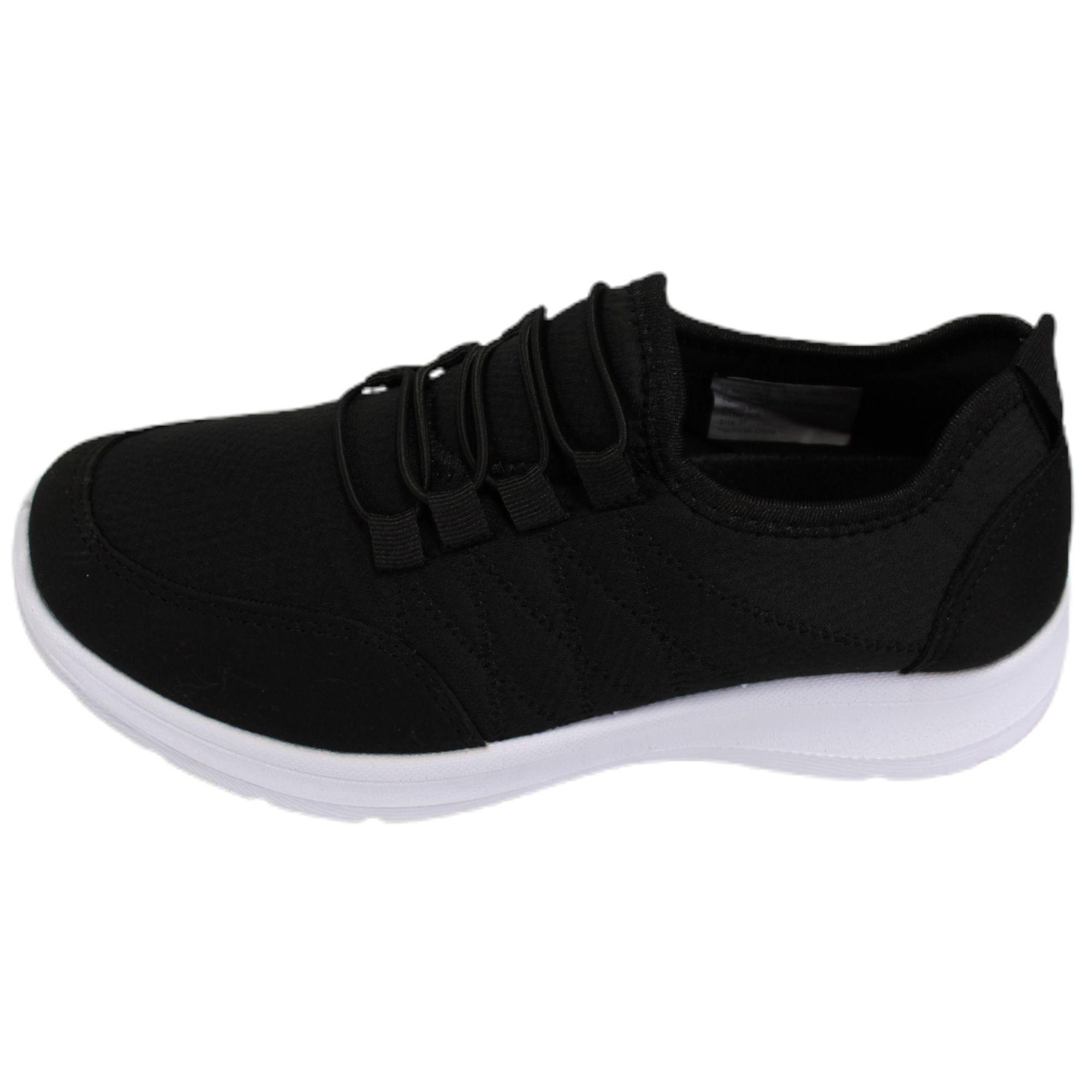 Zapatilla Deportiva Mujer Acolchadas Yassne Negro-2