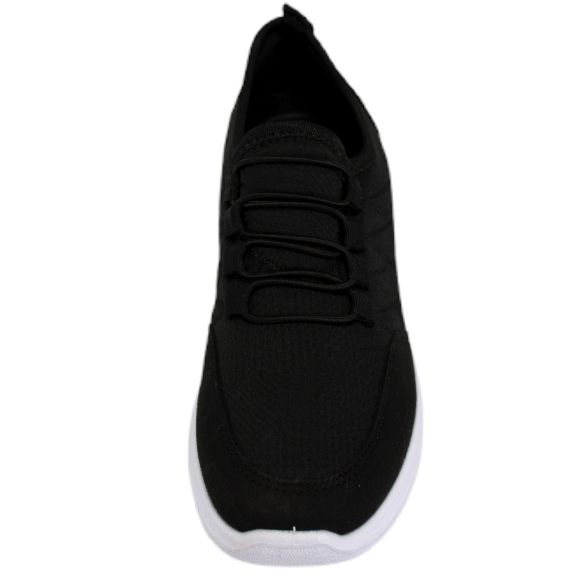 Zapatilla Deportiva Mujer Acolchadas Yassne Negro-3