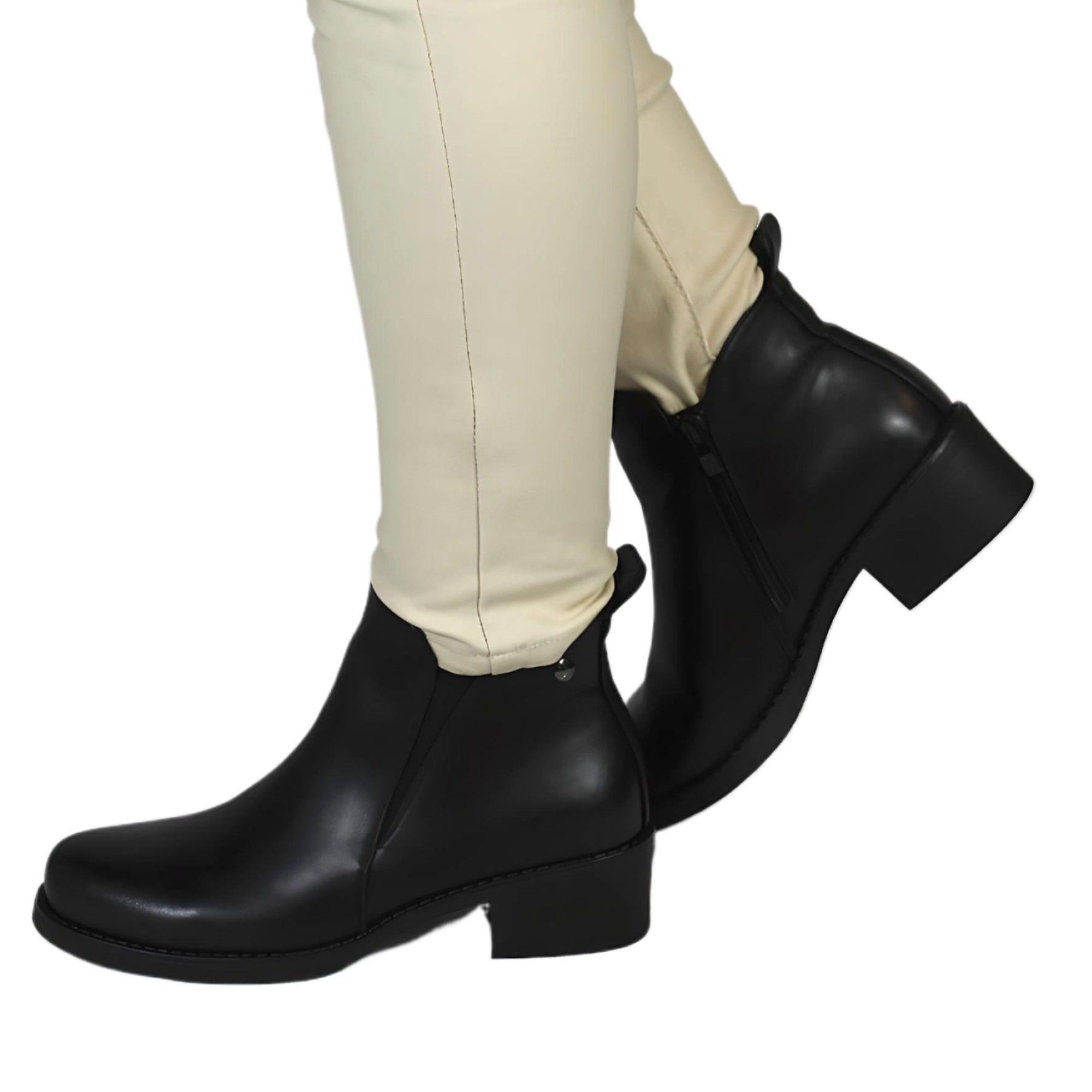 Botin de Mujer Invierno 13 Yassne Negro-0