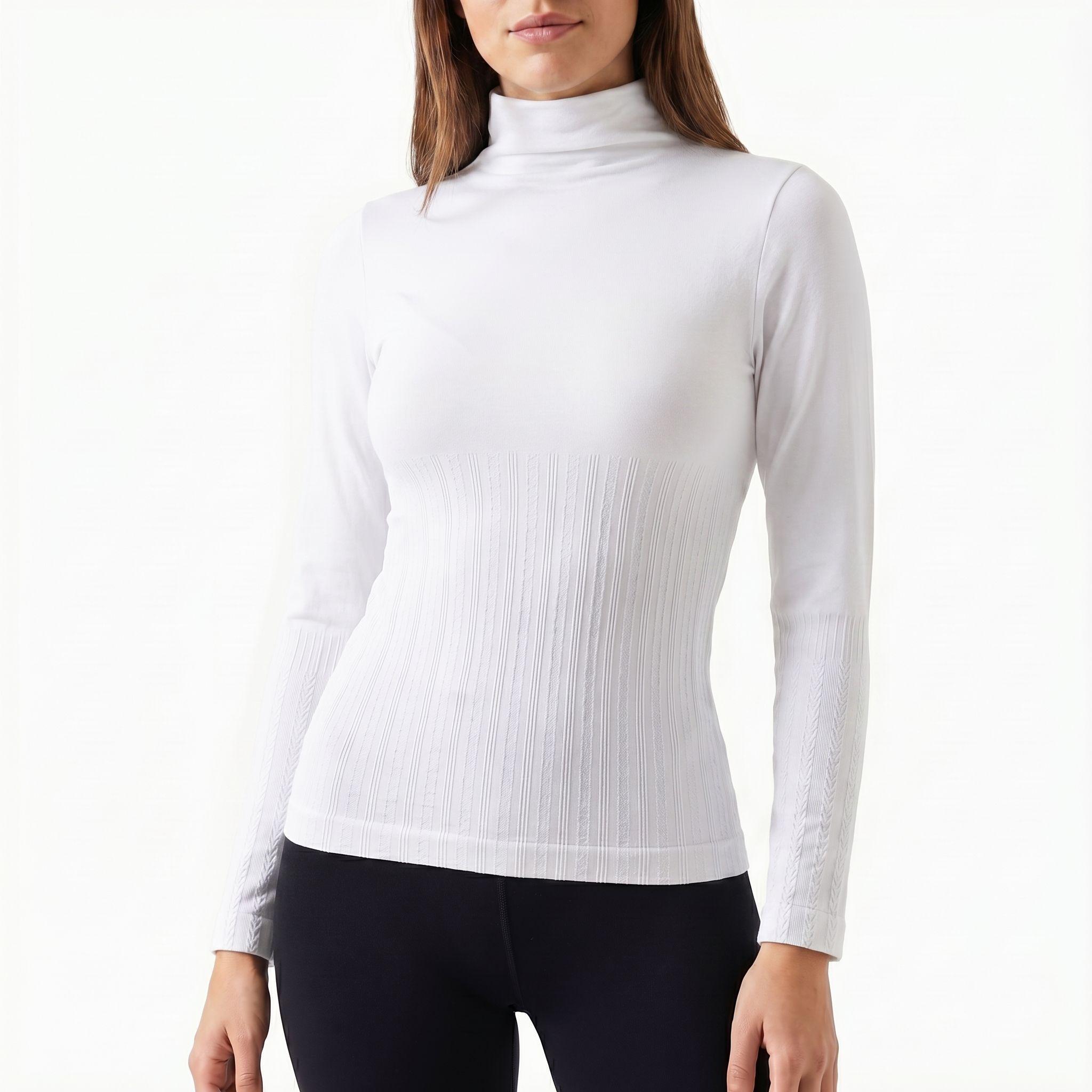 Polera Mujer Térmica Polar Cuello Alto Varios Colores-0