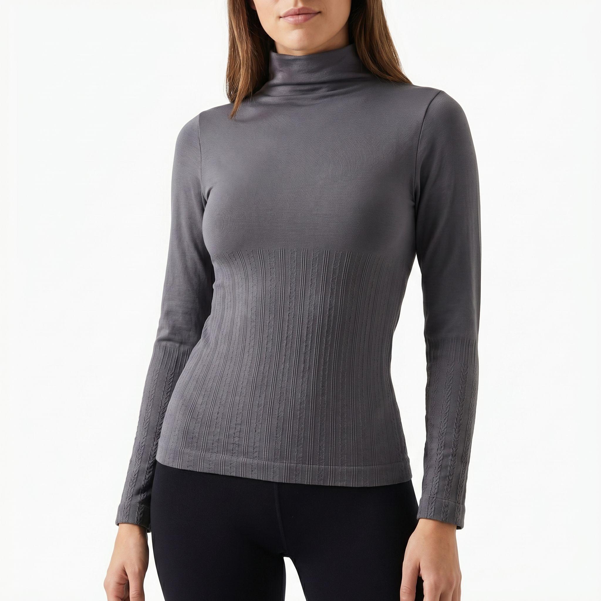 Polera Mujer Térmica Polar Cuello Alto Varios Colores-0