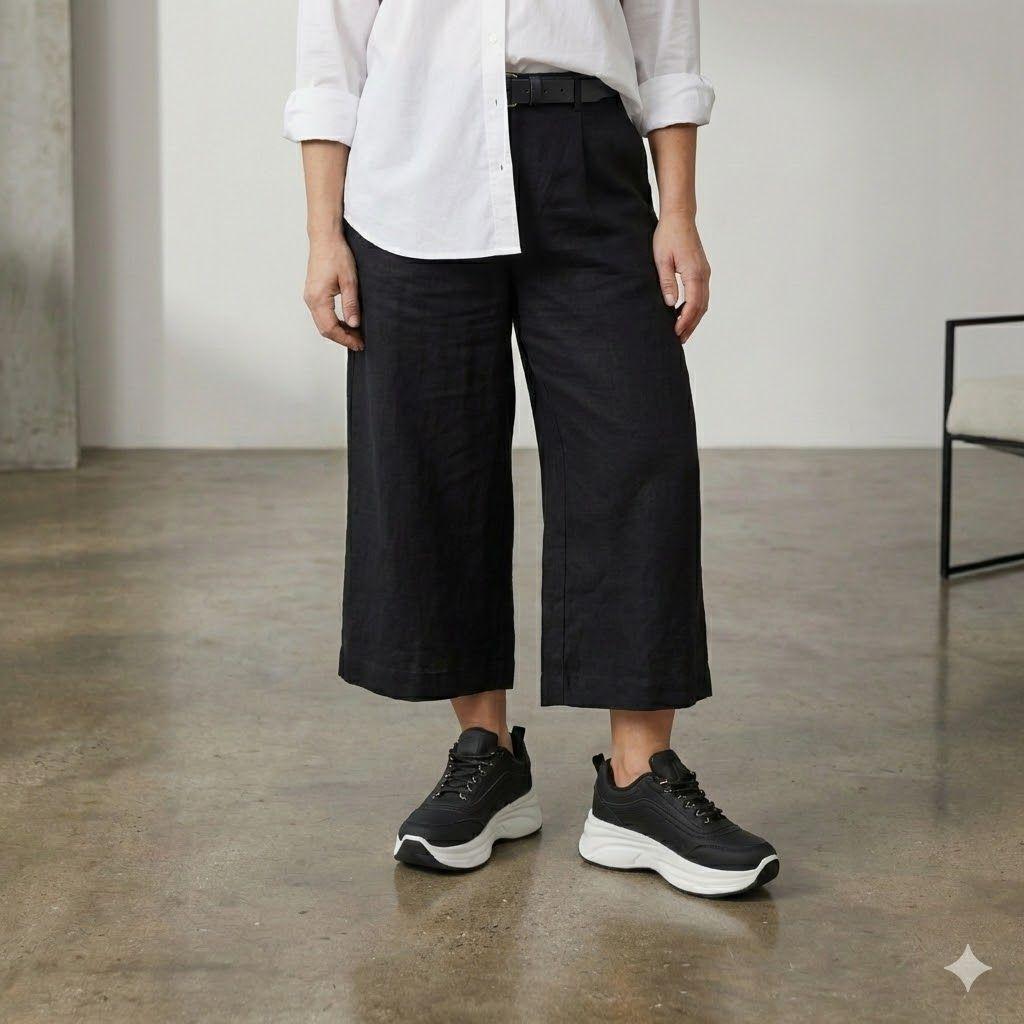 Zapatilla Plataforma Mujer PG5342 Negro-8