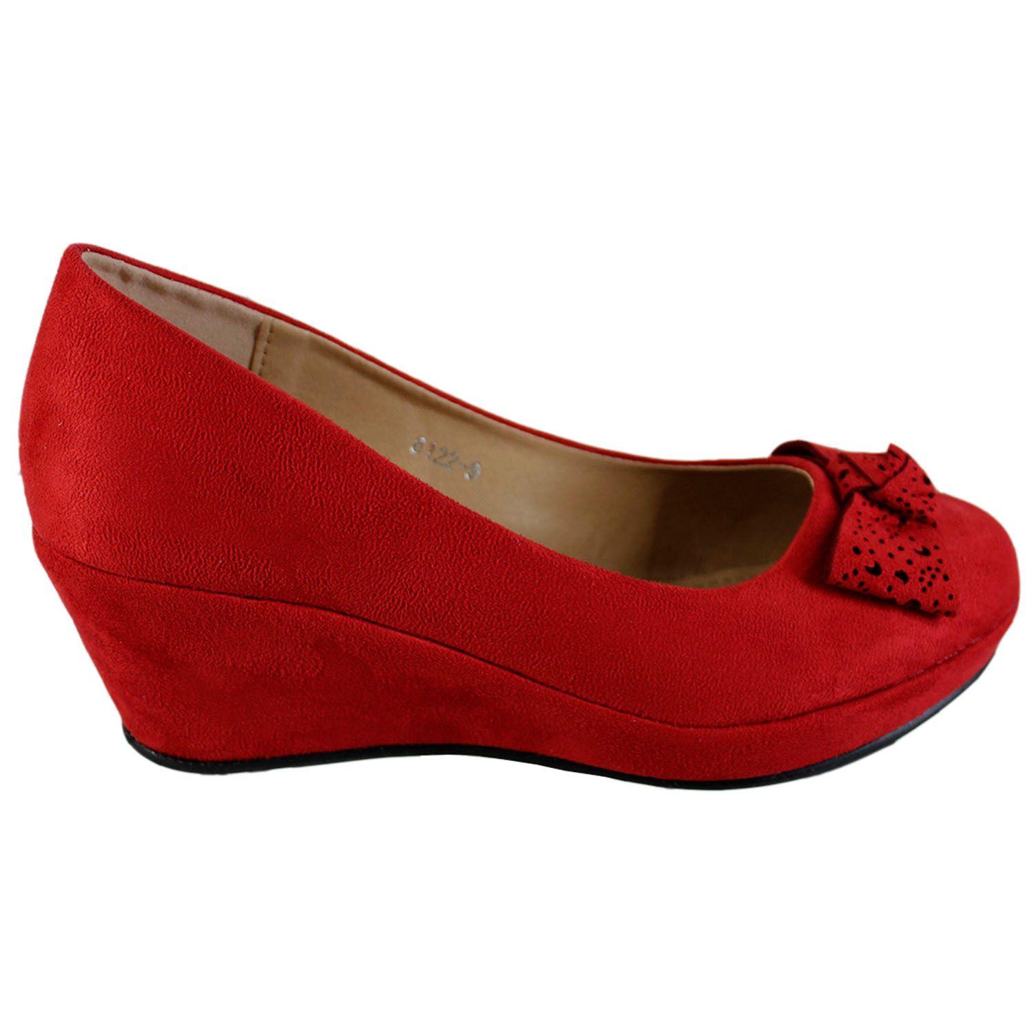 Zapato Rojo de Mujer 22-9-3