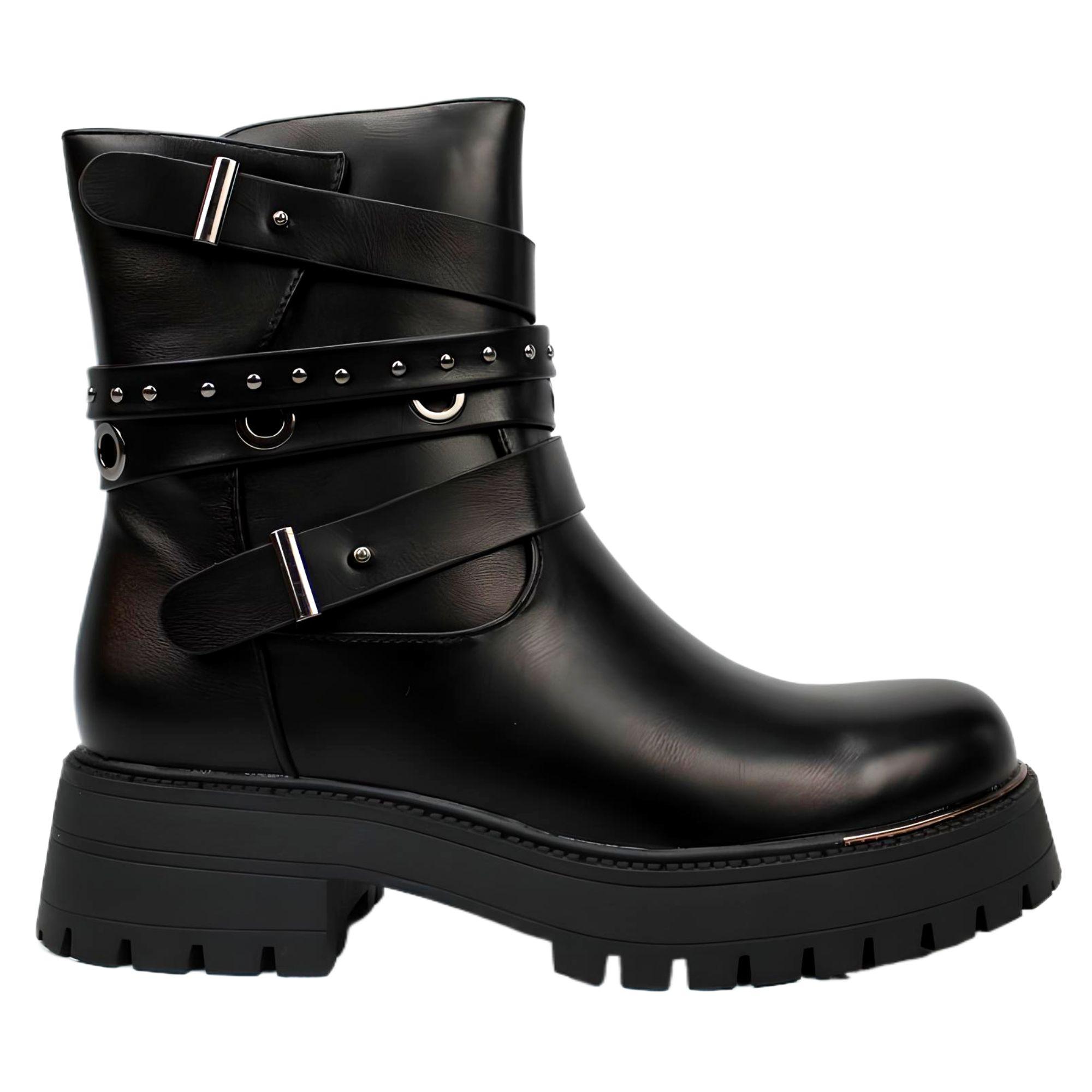 Botines de Mujer G24  Negro Yassne-0