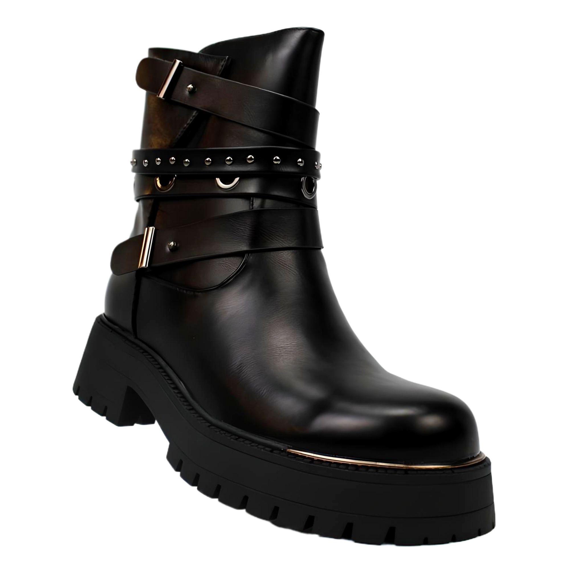 Botines de Mujer G24  Negro Yassne-1