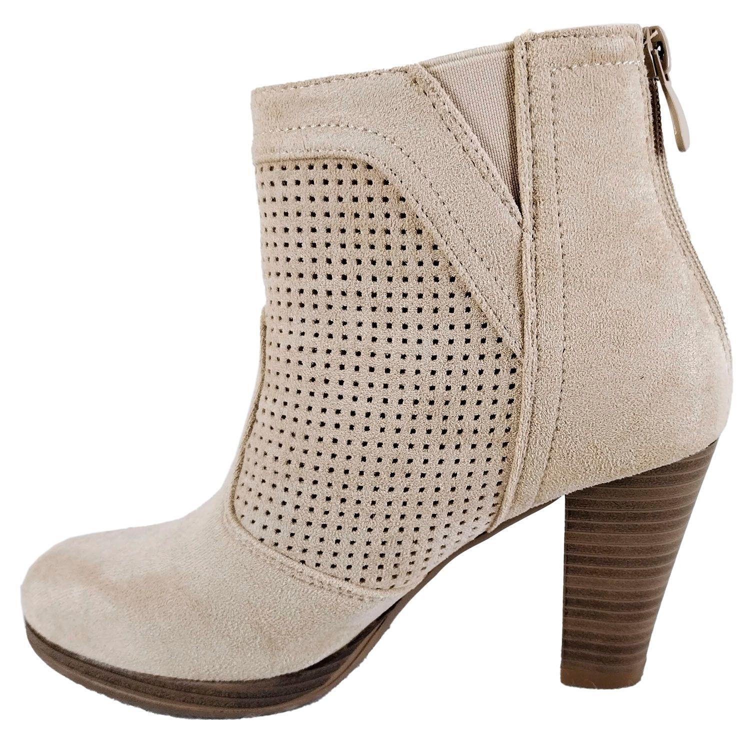 Botin formal de Mujer Beige-2