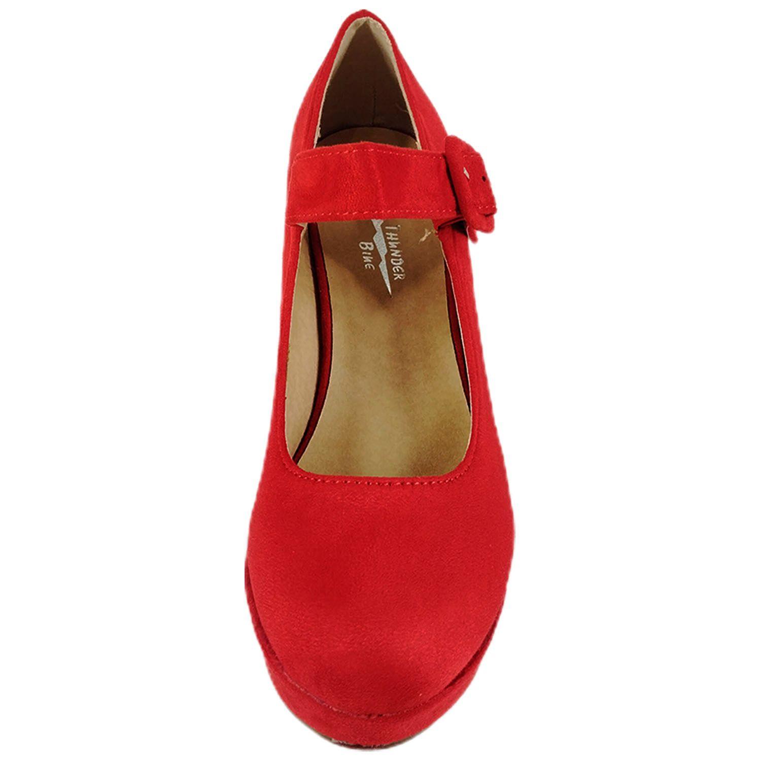 Zapato de Plataforma para mujer Gamuza 30-2-3