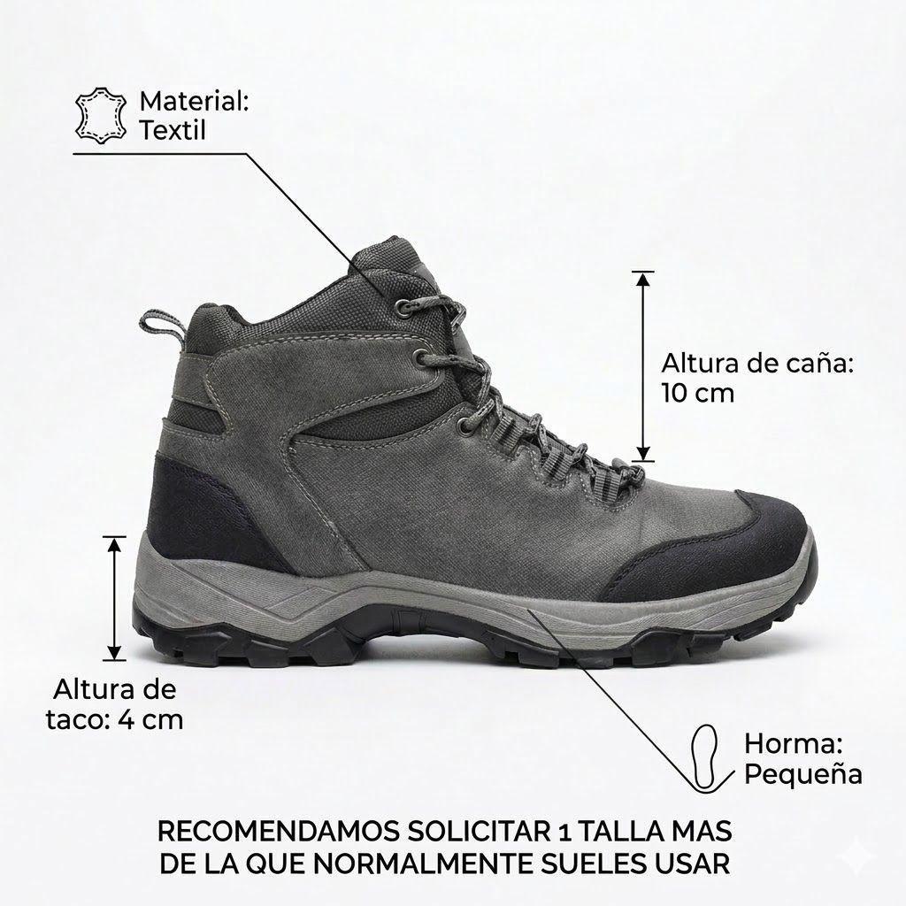 Zapatilla Hombre Trekking Outdoor 308-9-3