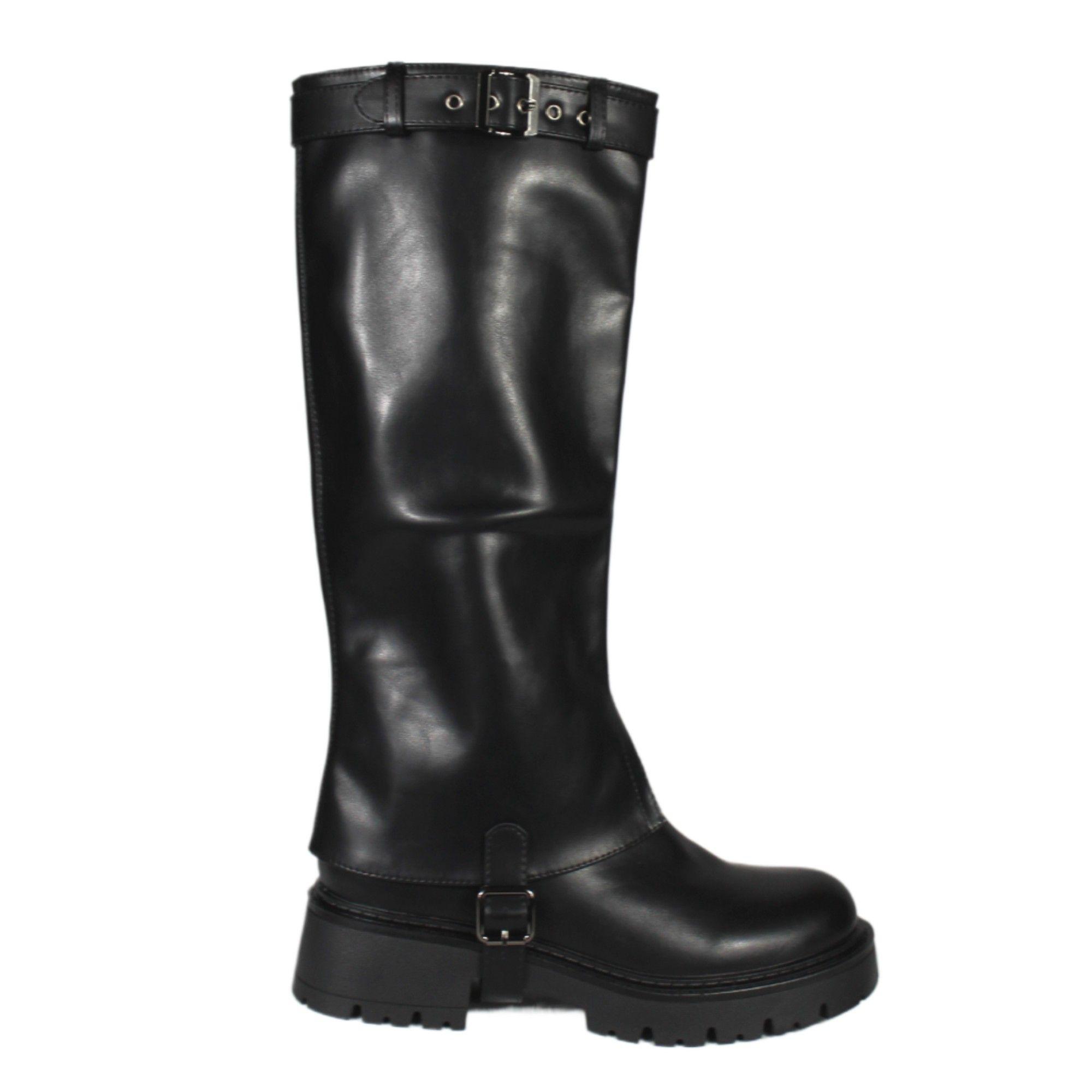 Bota Mujer Desmontable 2 en 1 Yassne Negro-0