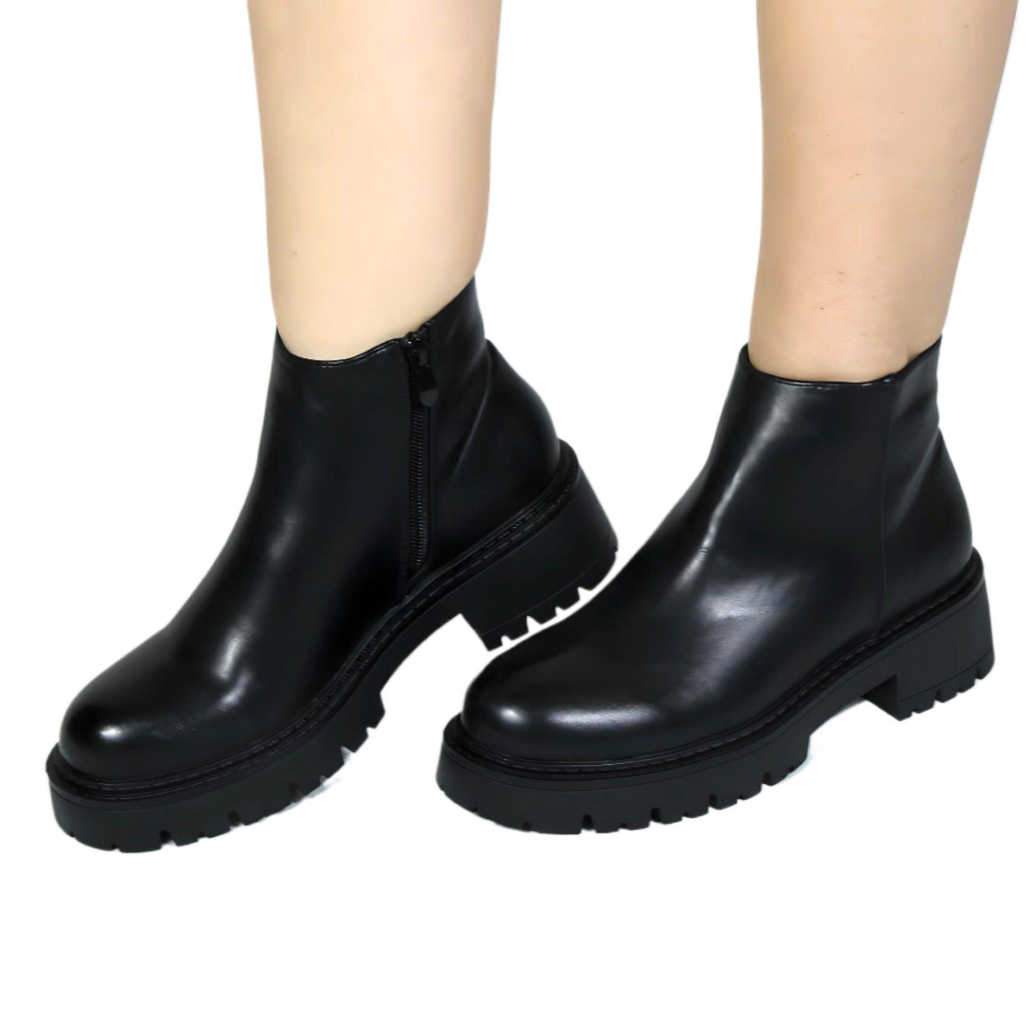 Bota Mujer Desmontable 2 en 1 Yassne Negro-2