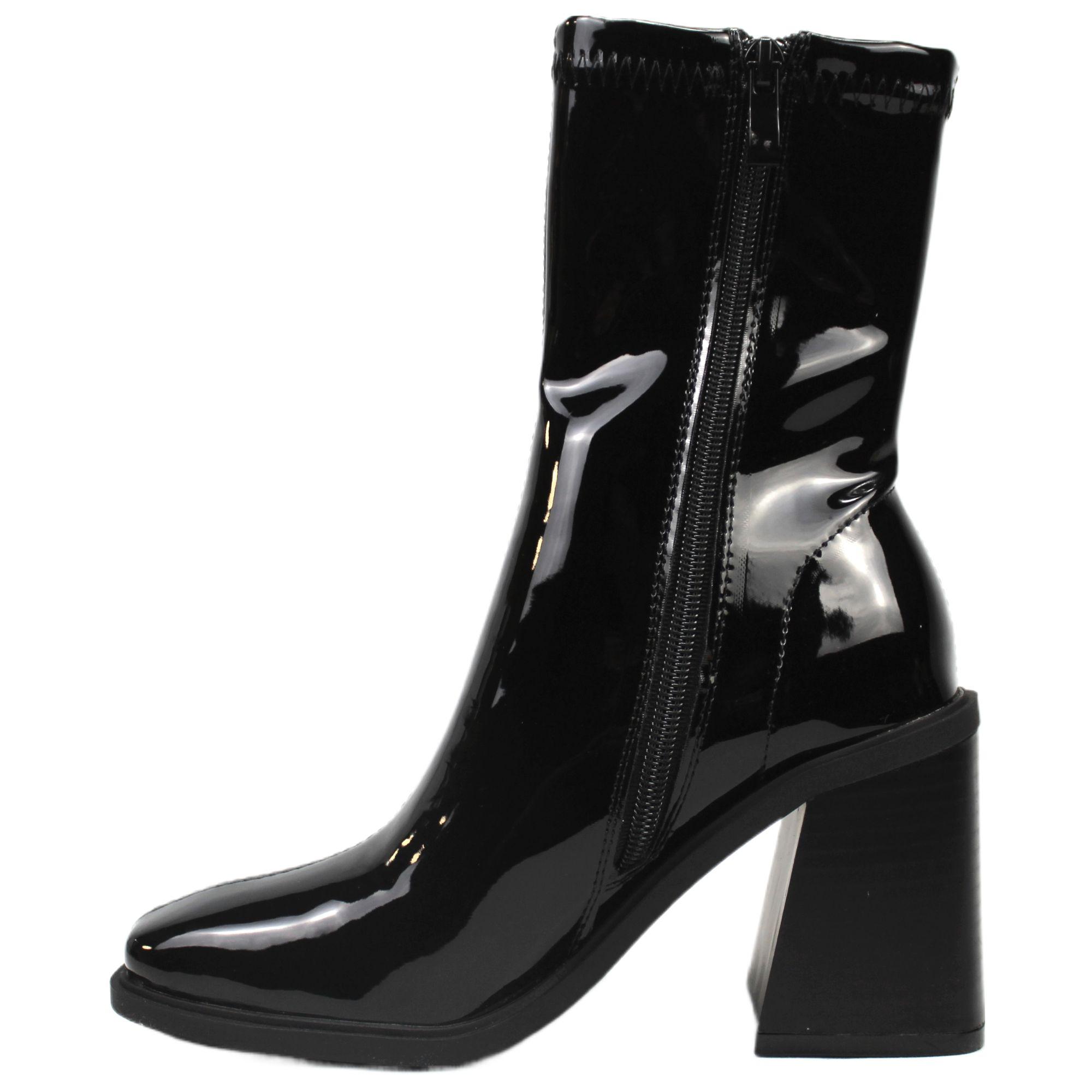 Bota de Mujer YY-19 Charol Yassne-3