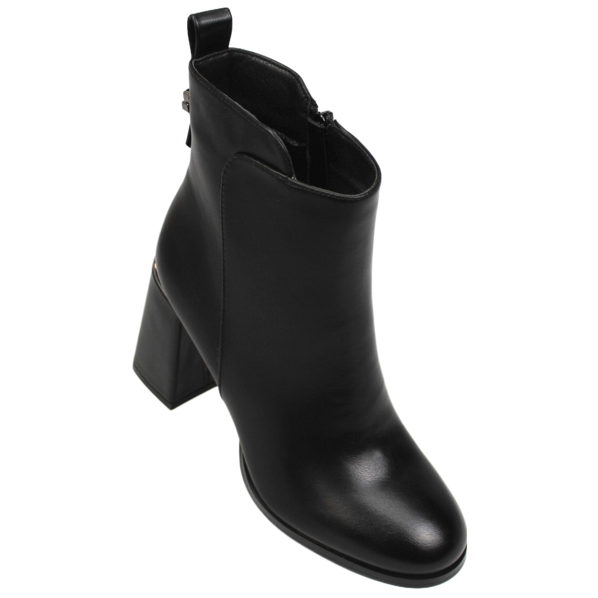 Botin de Mujer Elegante 320  Negro Yassne-2