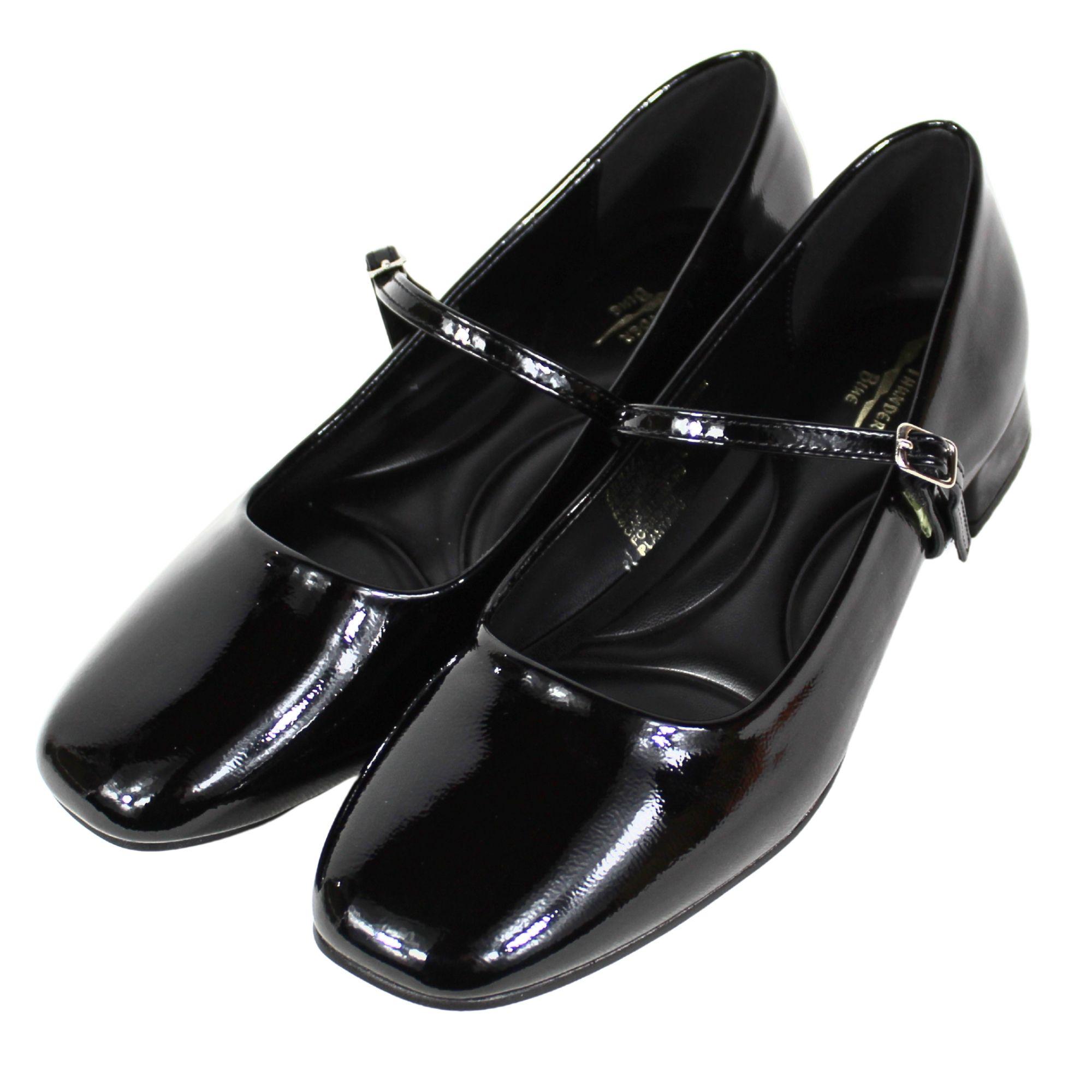 Zapato Mujer Mary Jane Ajustable TGH17 Negro-3