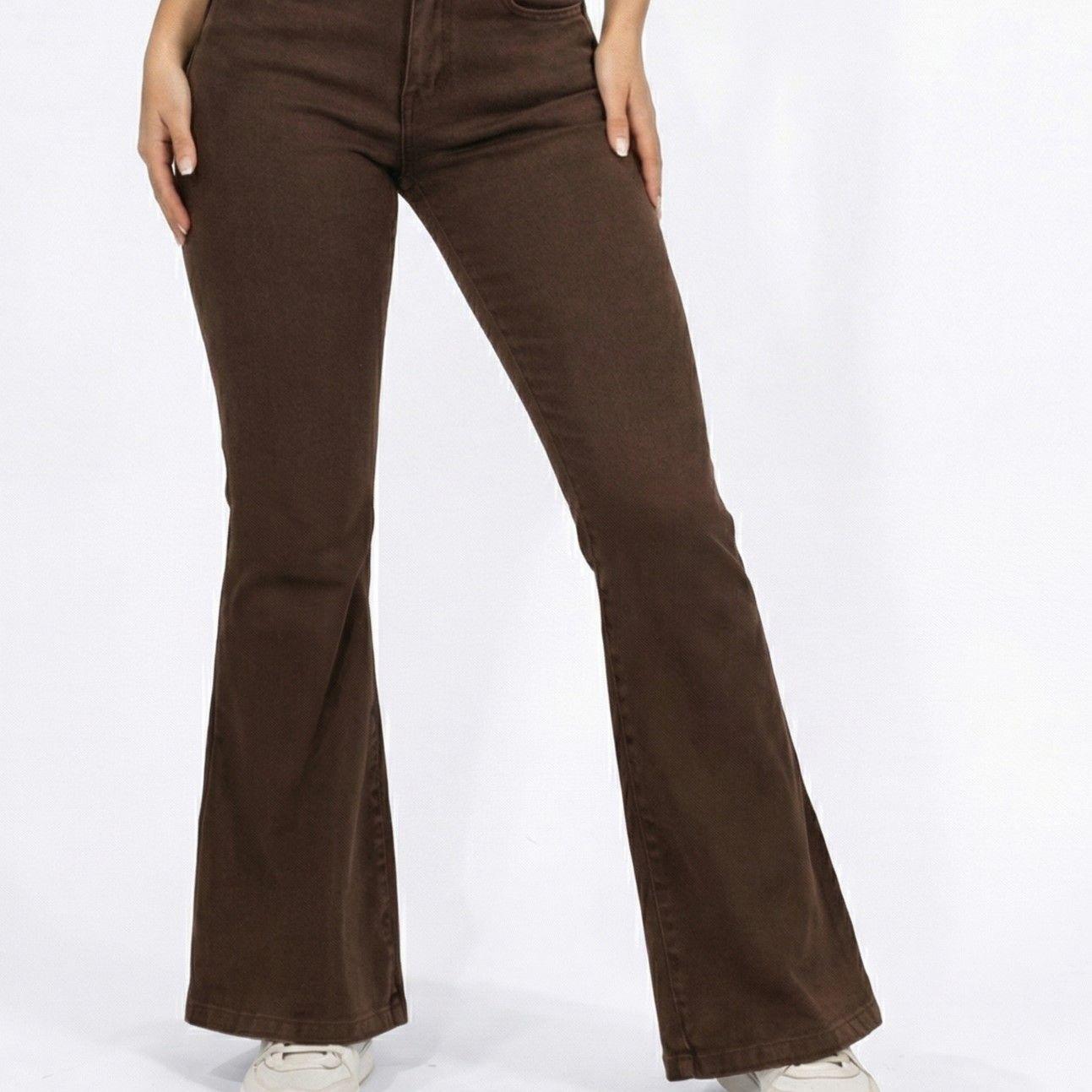 Jeans Flare Mujer Tiro Alto Push Up-3