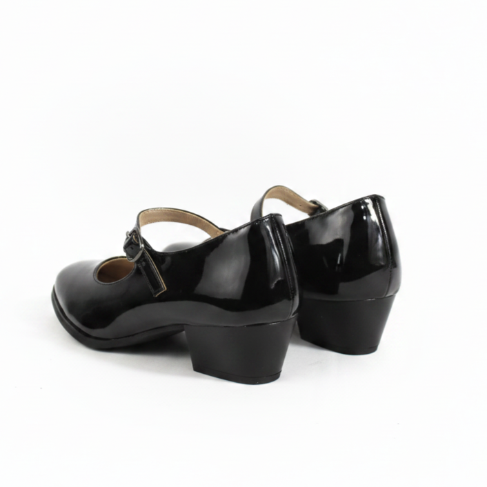 Zapato de Cueca Niña Negro Charol 30-35-3