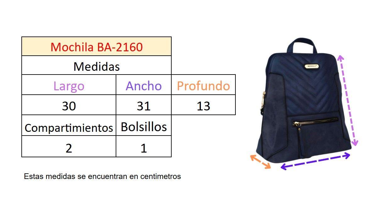 Mochila Mujer 2160 Negro Yassne -3