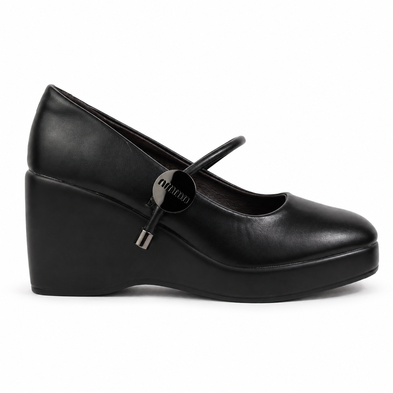 Zapato Mujer H16 Plataforma Ecocuero Tacon Alto-0
