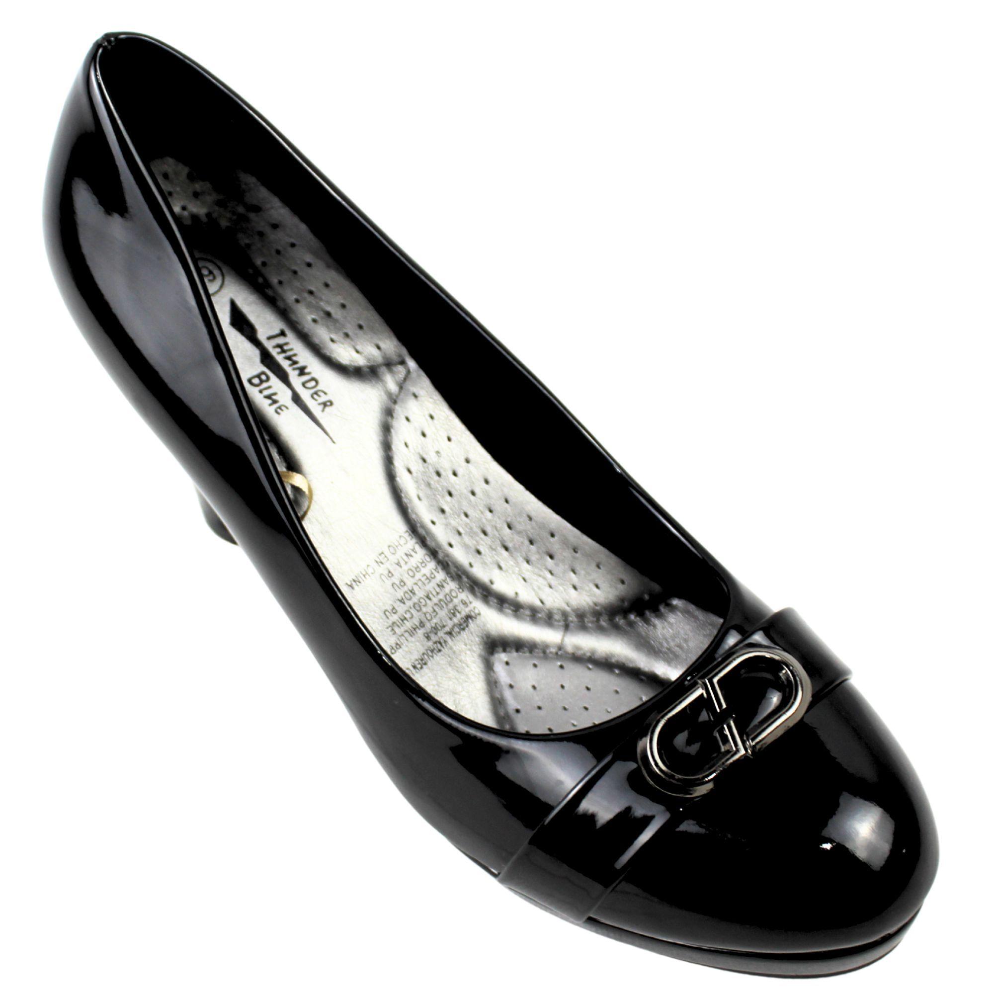 Zapatos Fiesta de Tacón Elegantes para Mujer 52-5 Yassne Negro-1