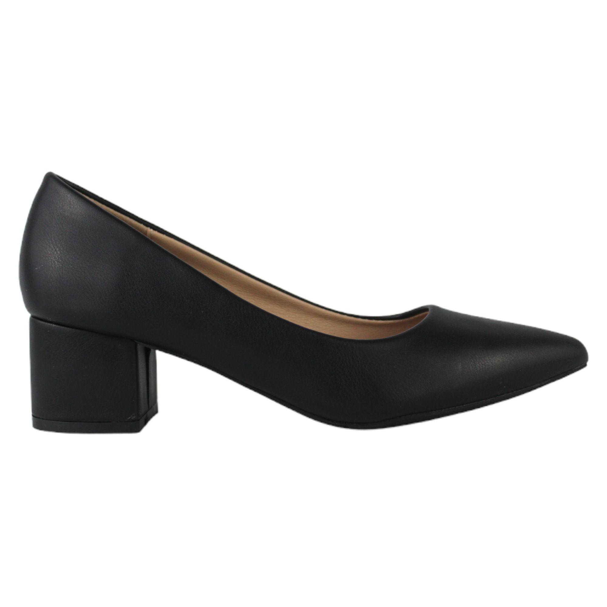 Zapato mujer taco bajo 10 Yassne Negro-0