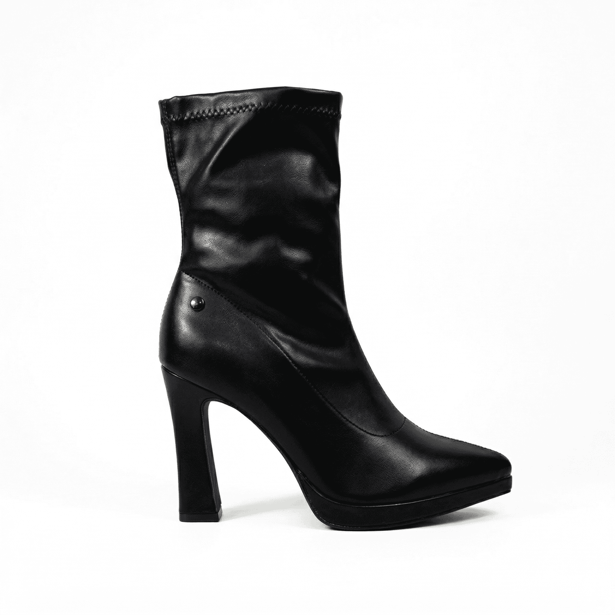 Botín Mujer Taco Alto 2522-1-0